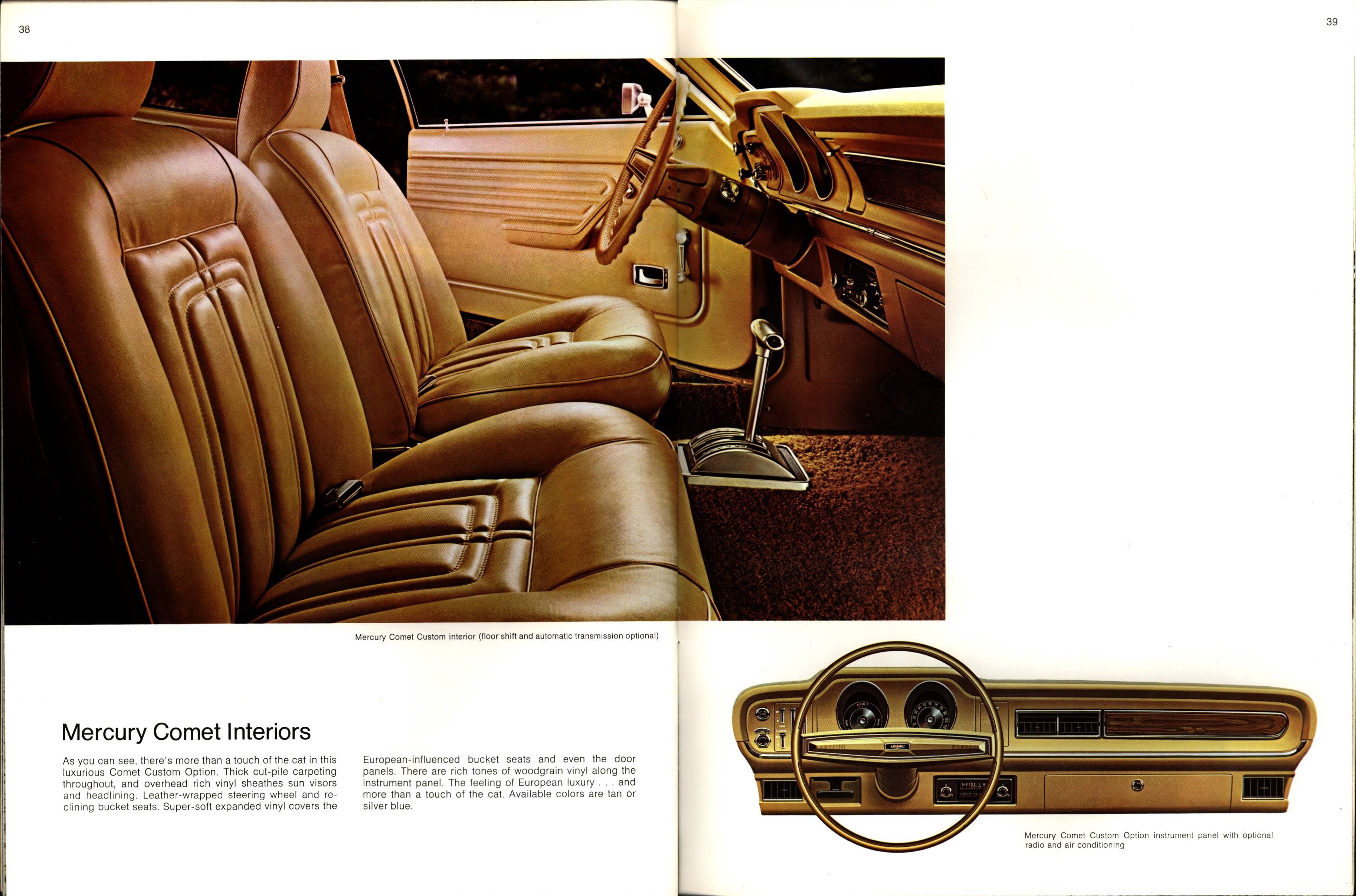 1974 Mercury Full Line Brochure 38-39