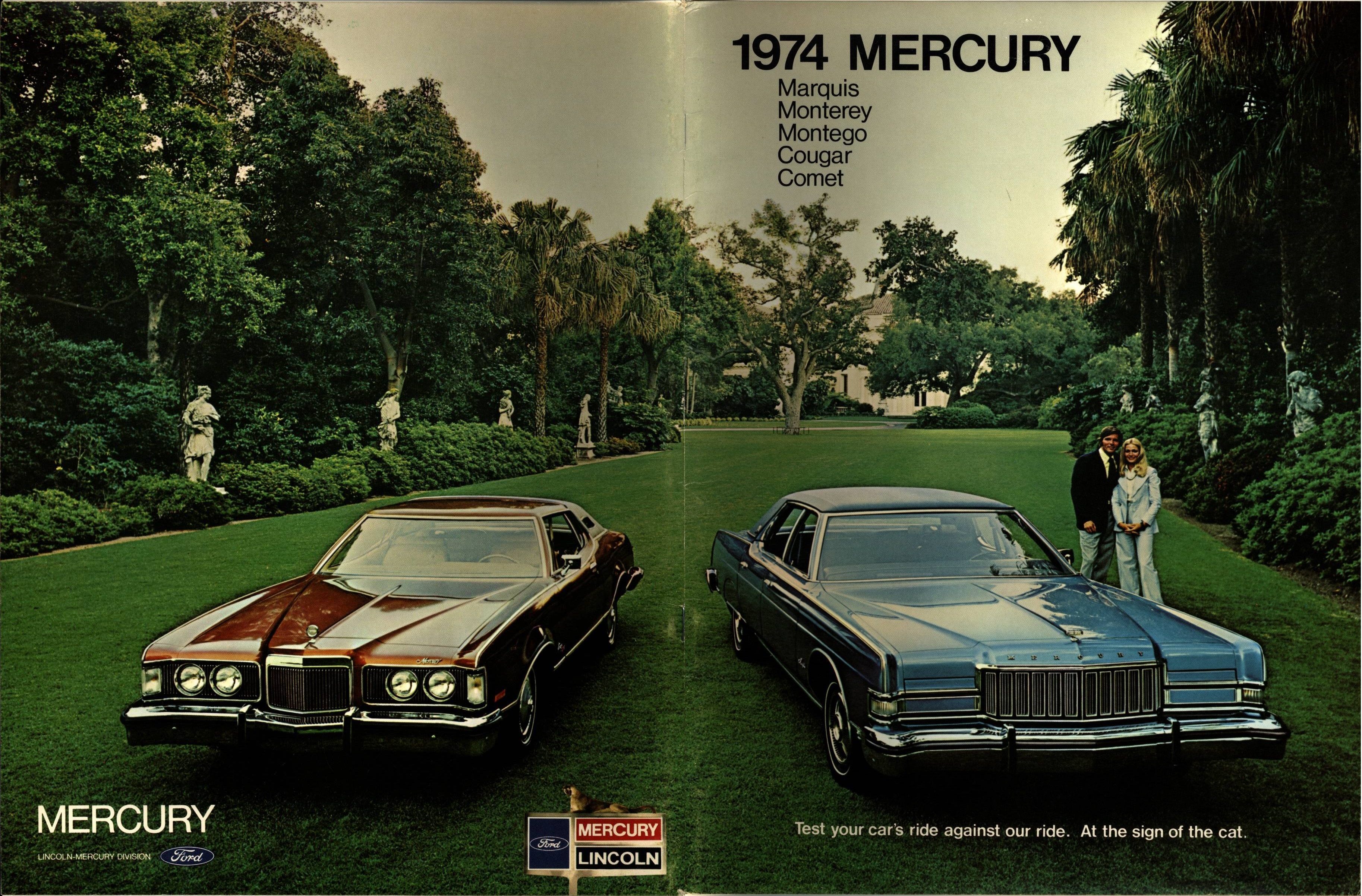 1974 Mercury Full Line Brochure 50-00