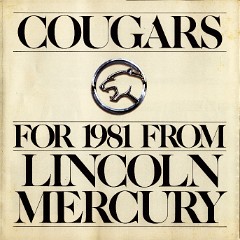 1981 Mercury Cougars - original version
