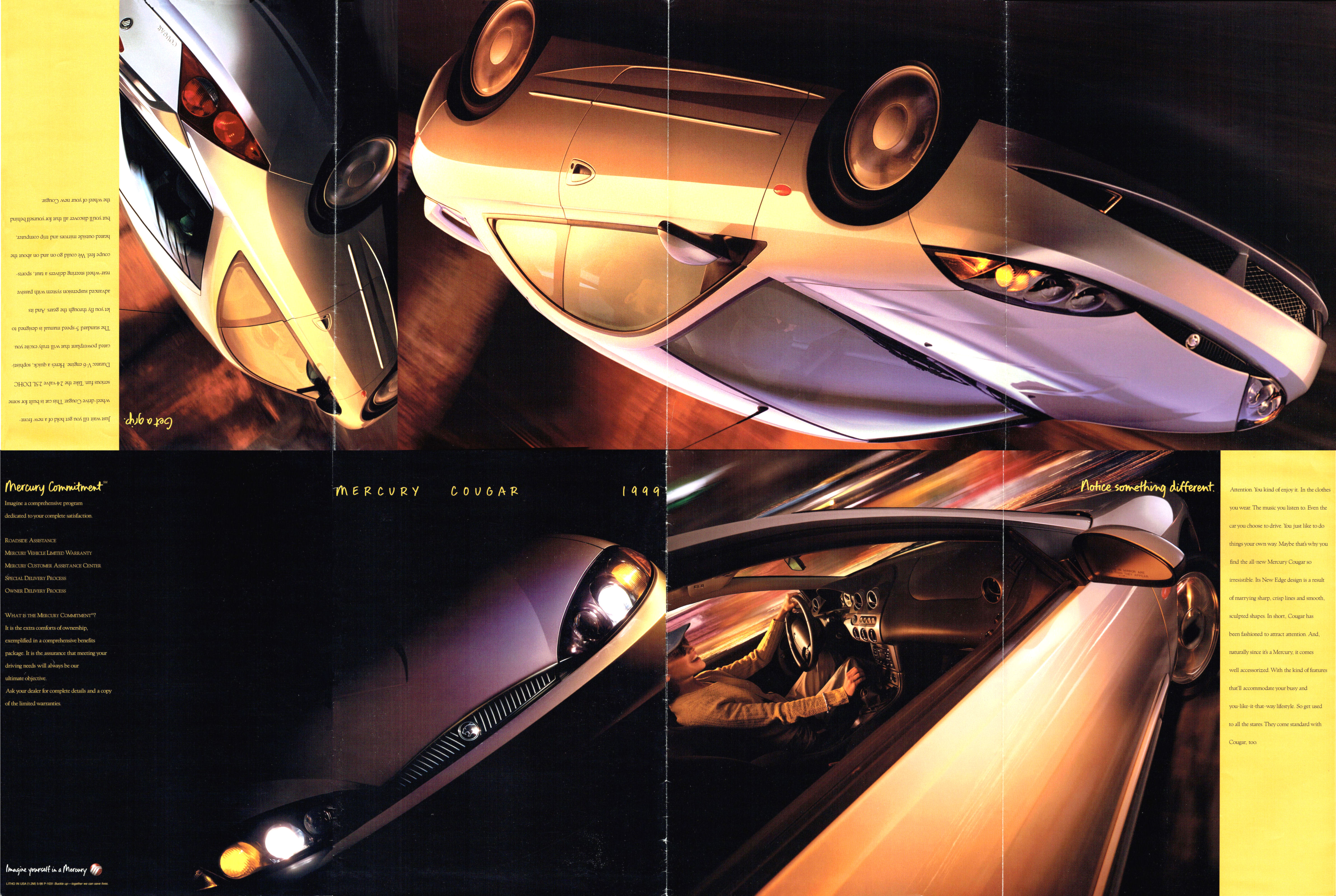1999 Mercury Cougar Foldout-Side A