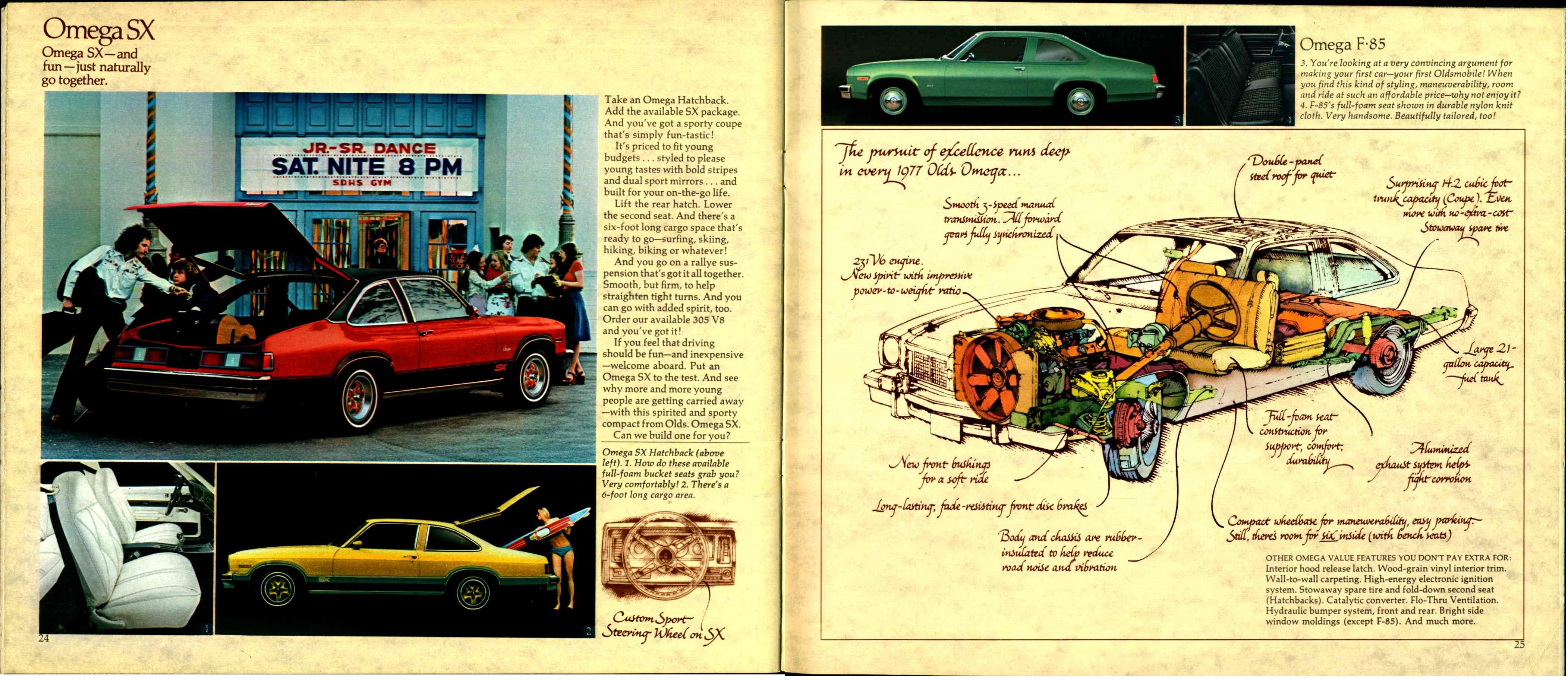1977 Oldsmobile Cutlass & Compacts Brochure_24-25