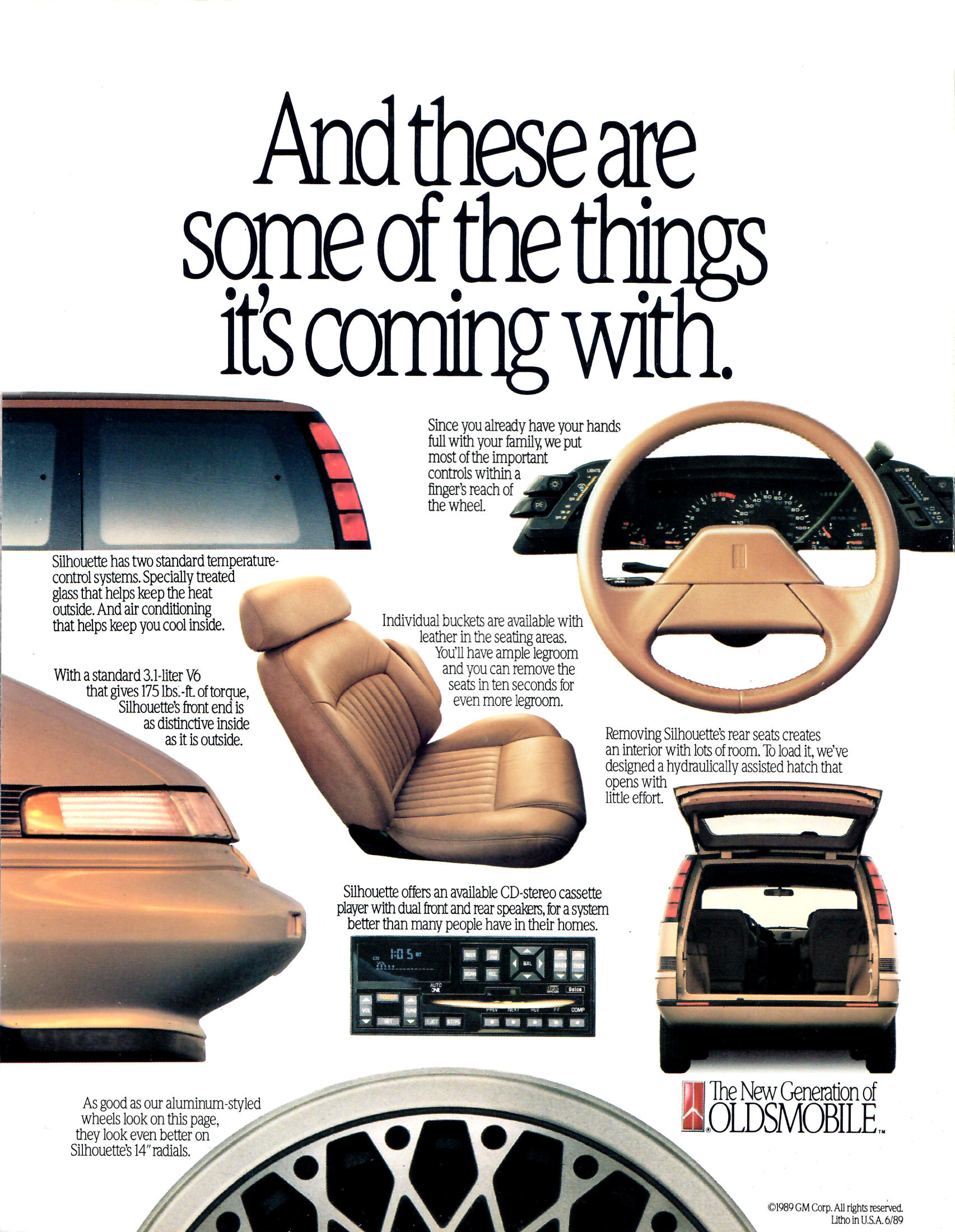1990 Oldsmobile Silhouette Intro Foldout-05
