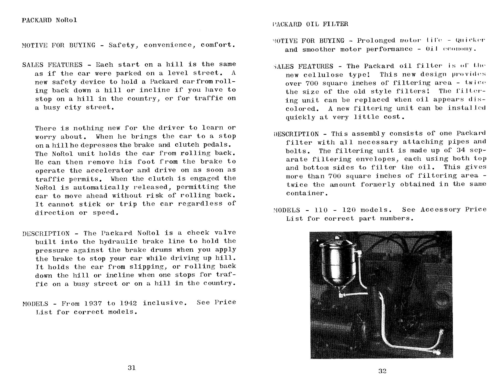 1942 Packard Accessory Data Book-31-32