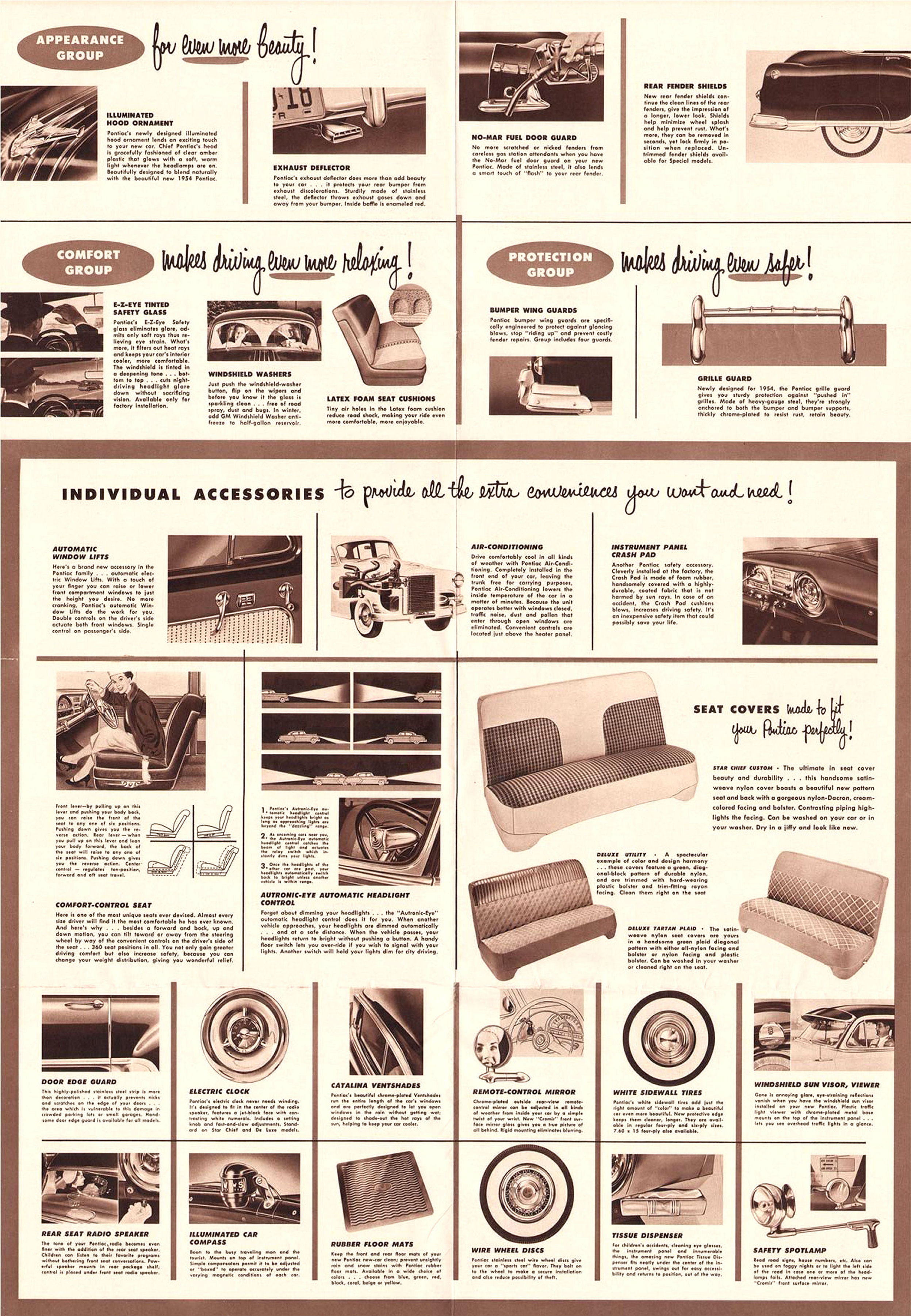 1954 Pontiac Accessories-Side B