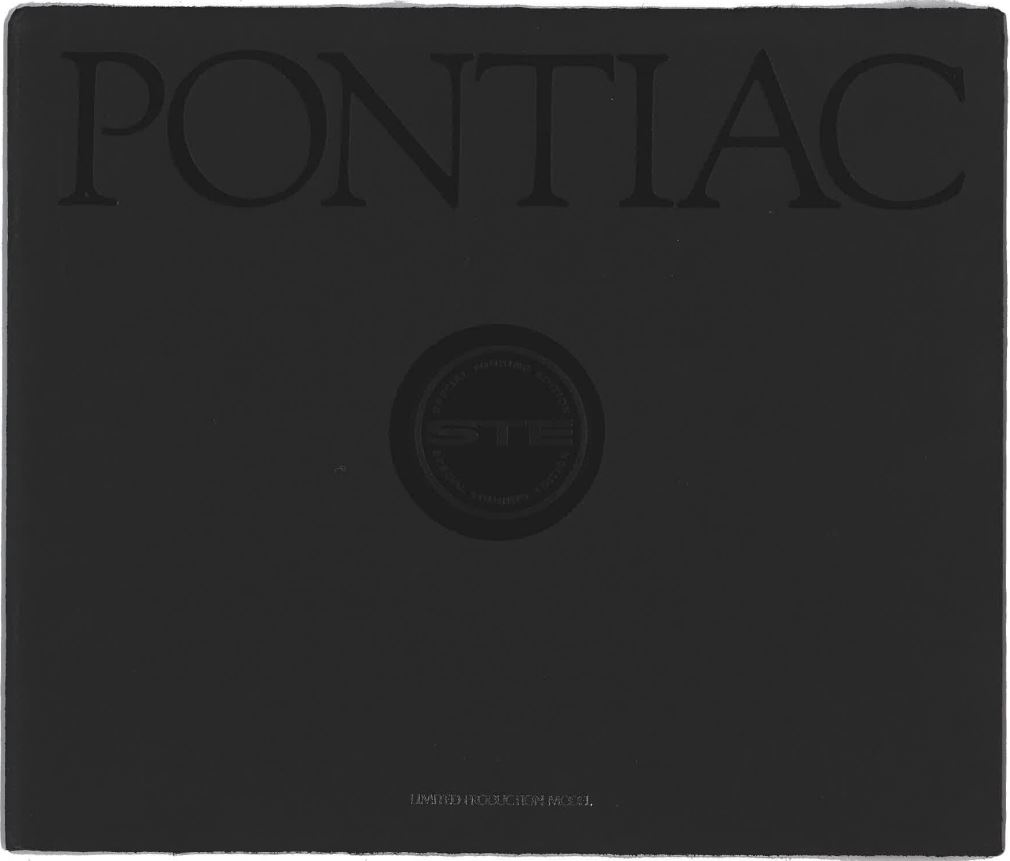 1983 Pontiac 6000 STE Front  Envelope