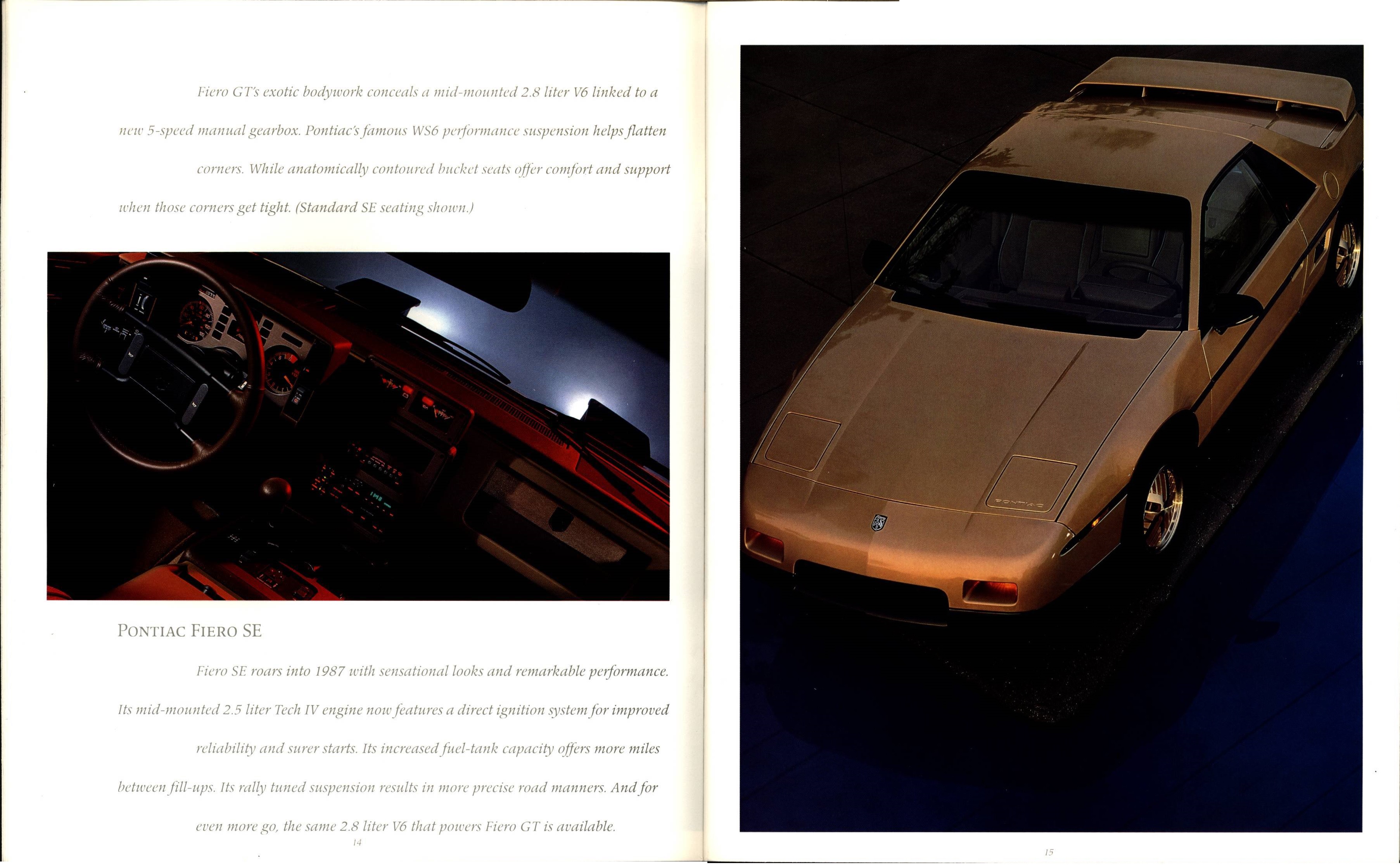 1987 Pontiac Full Line Prestige Brochure 14-15