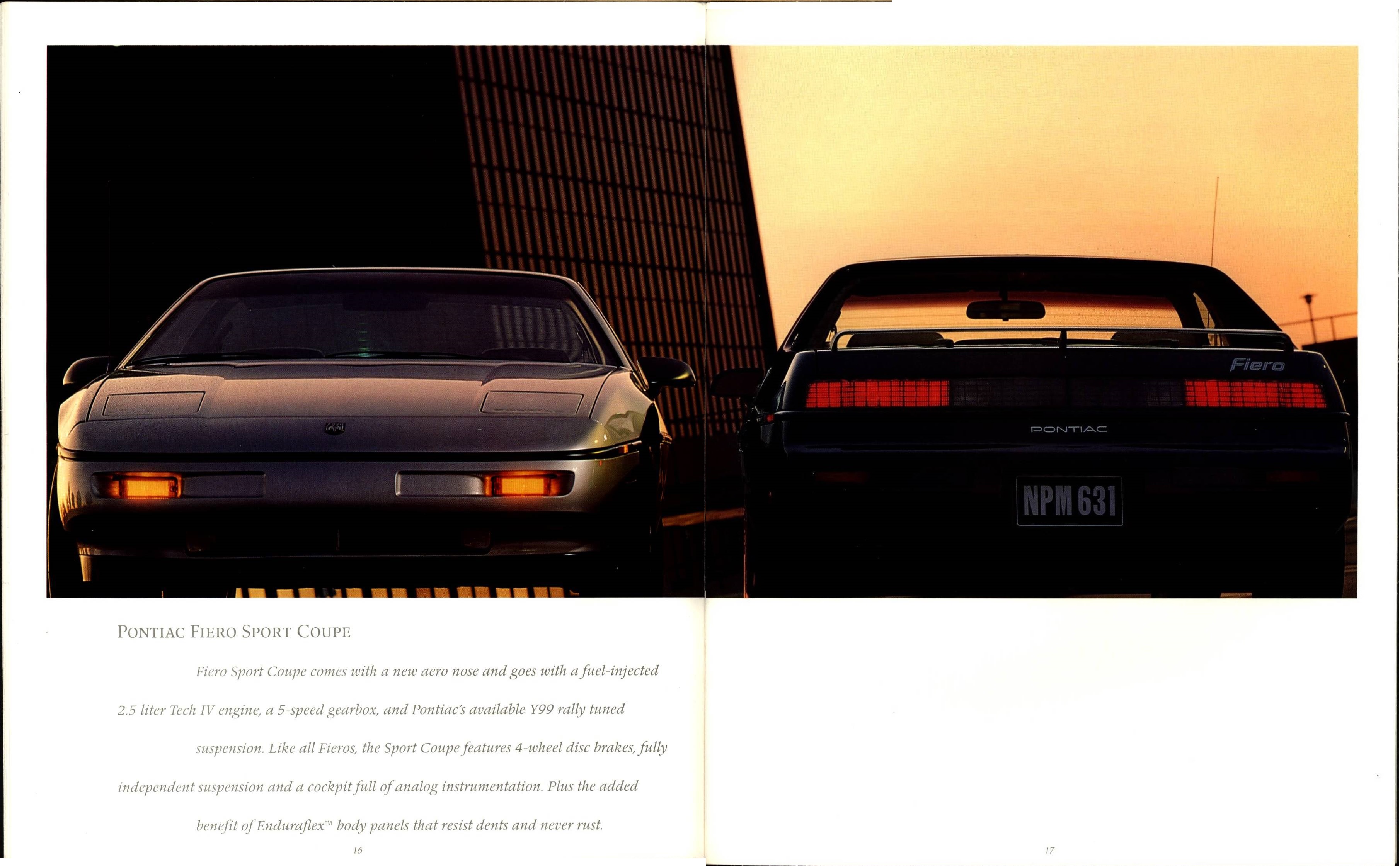 1987 Pontiac Full Line Prestige Brochure 16-17