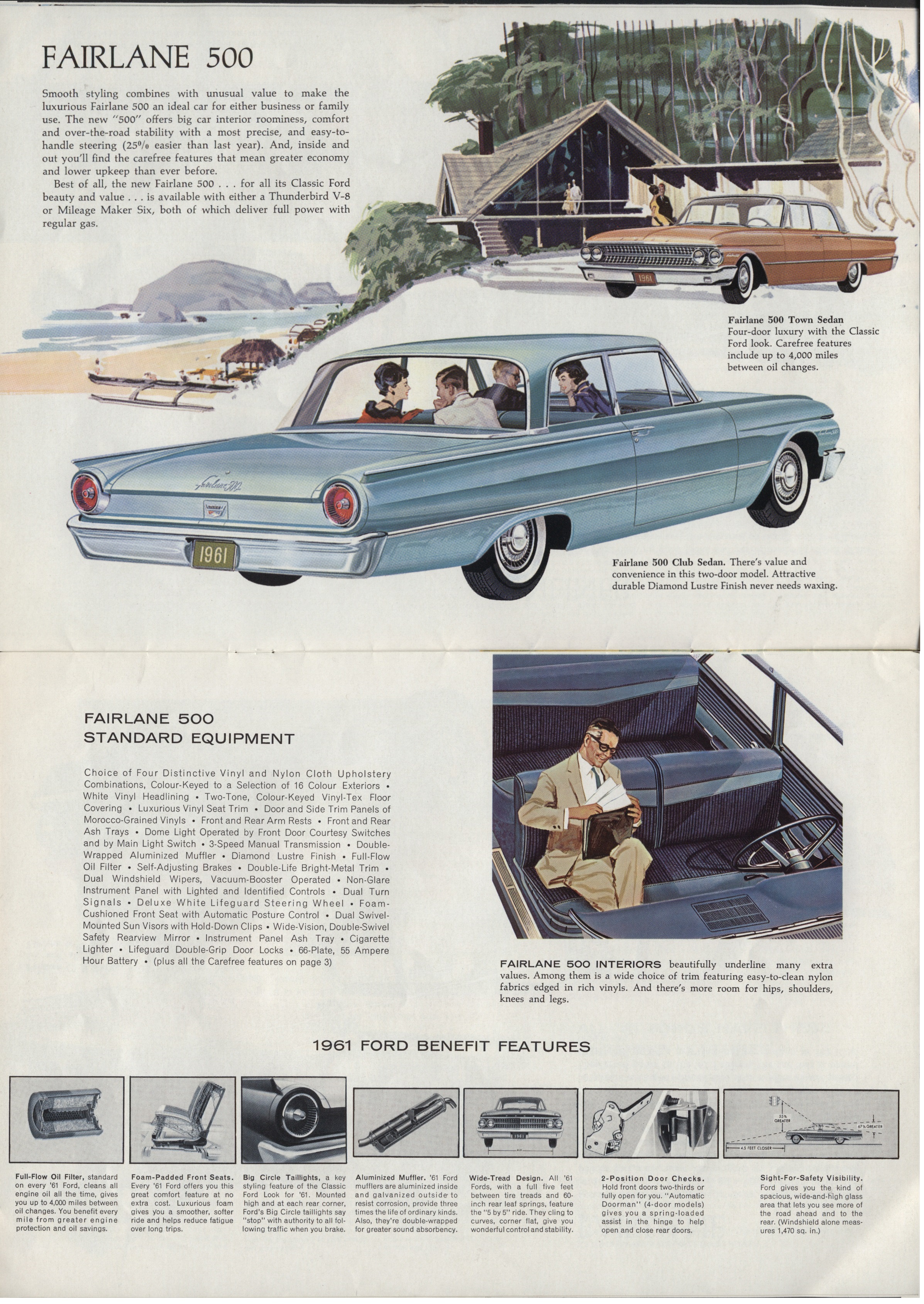 1961 Ford Full Size Brochure Canada 08-09