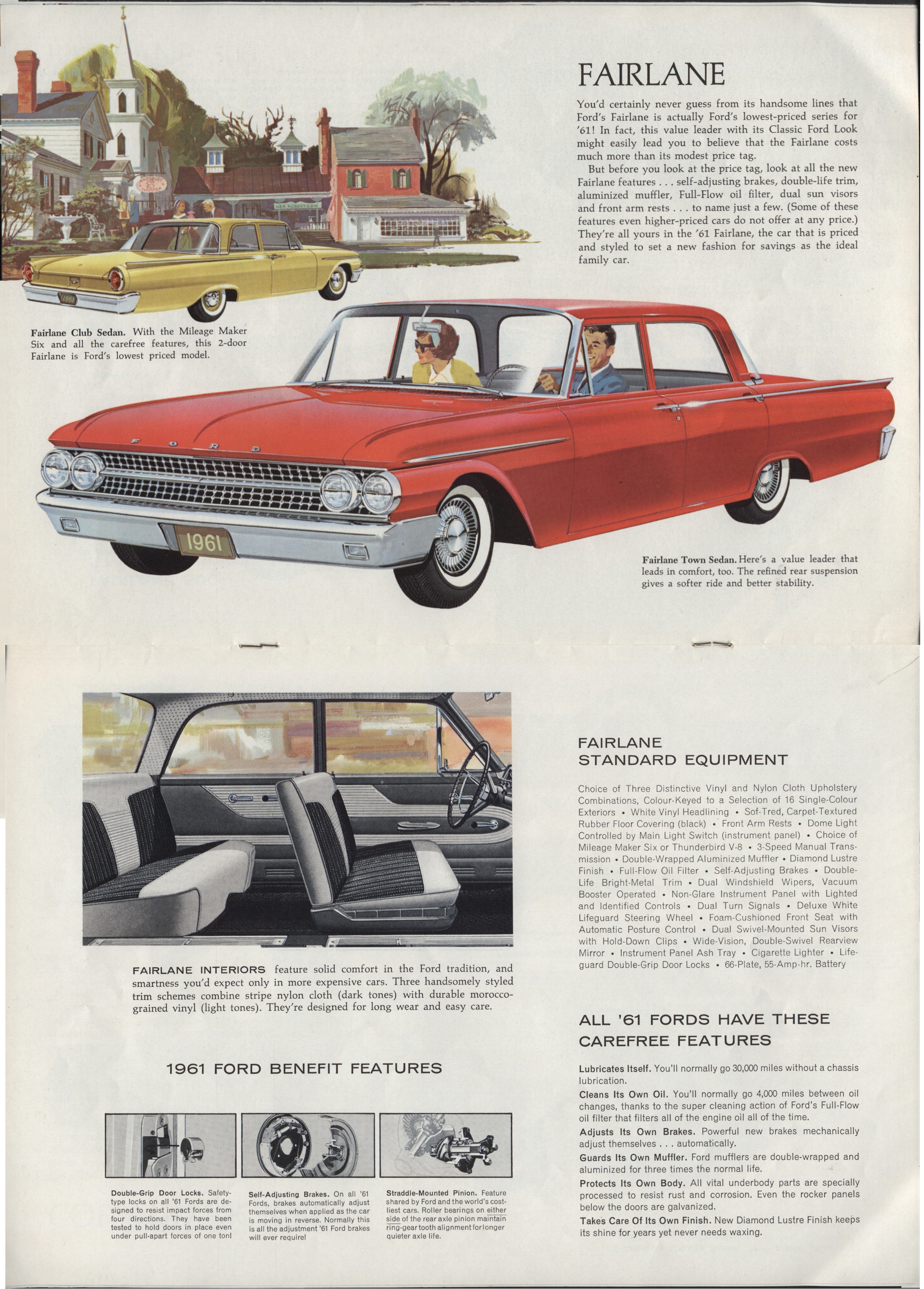 1961 Ford Full Size Brochure Canada 10-11
