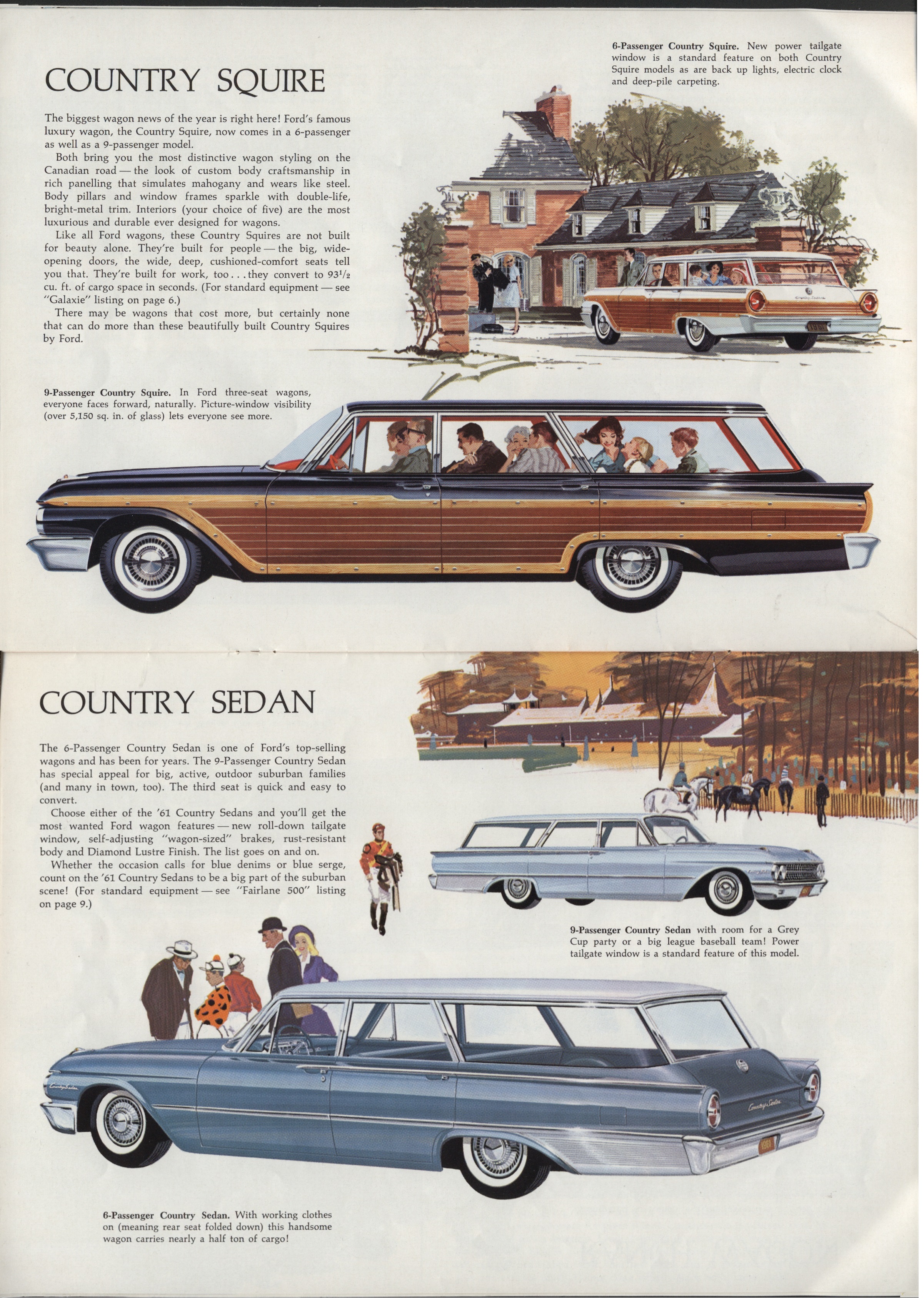 1961 Ford Full Size Brochure Canada 12-13