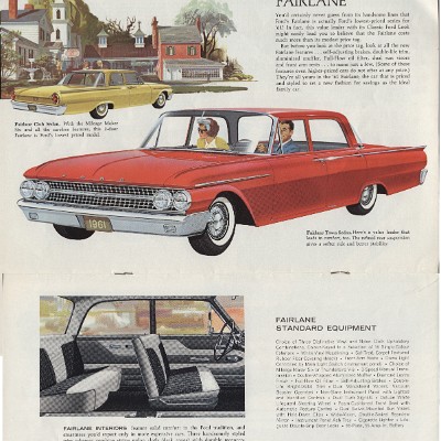 1961 Ford Full Size Brochure Canada 10-11