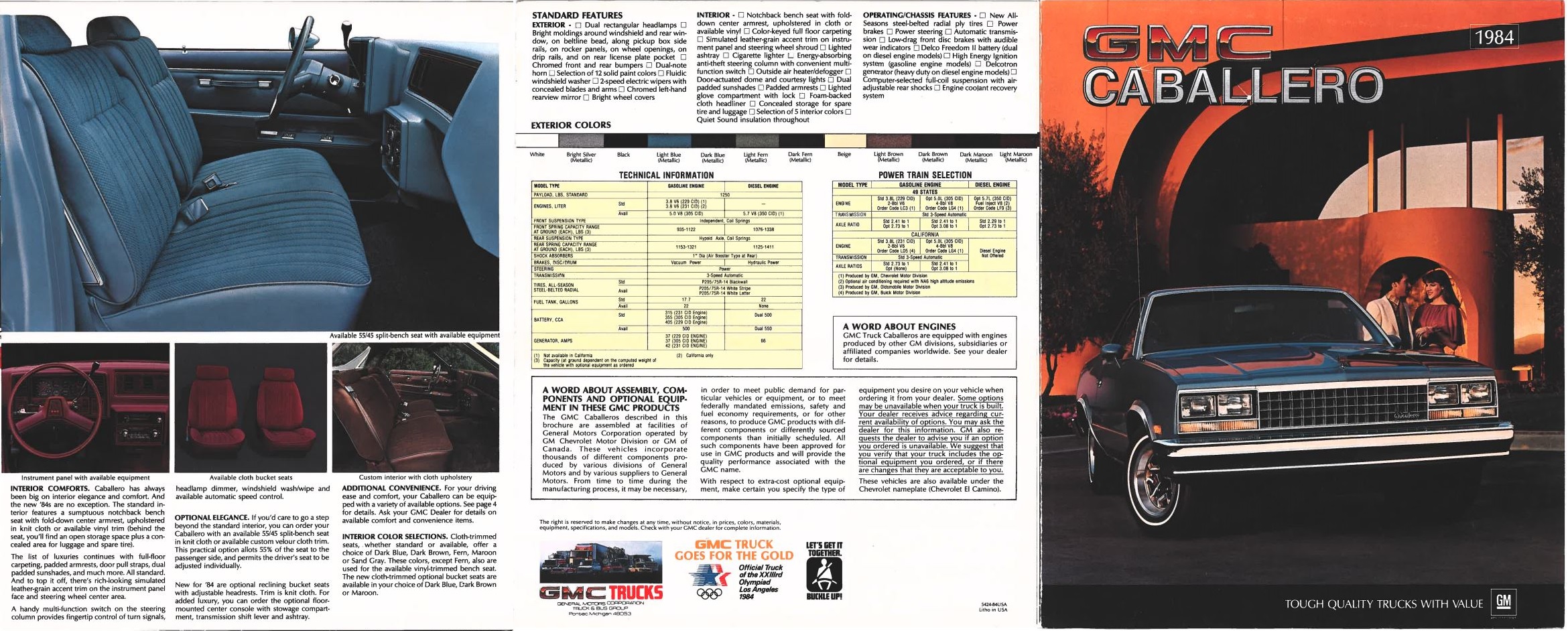 1984 GMC Caballero Brochure 05-06-01