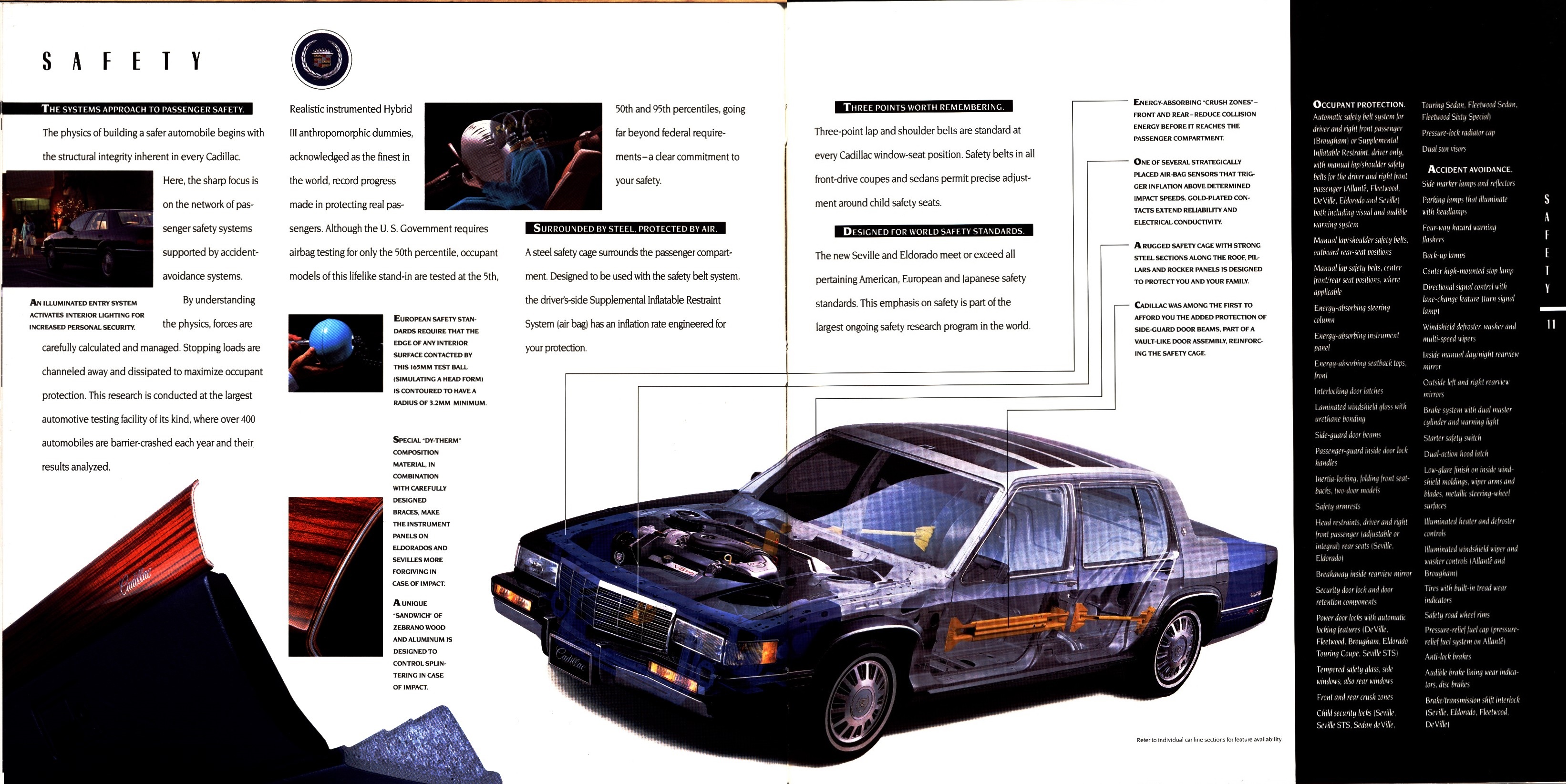 1992 Cadillac Full Line Prestige Brochure 10-11