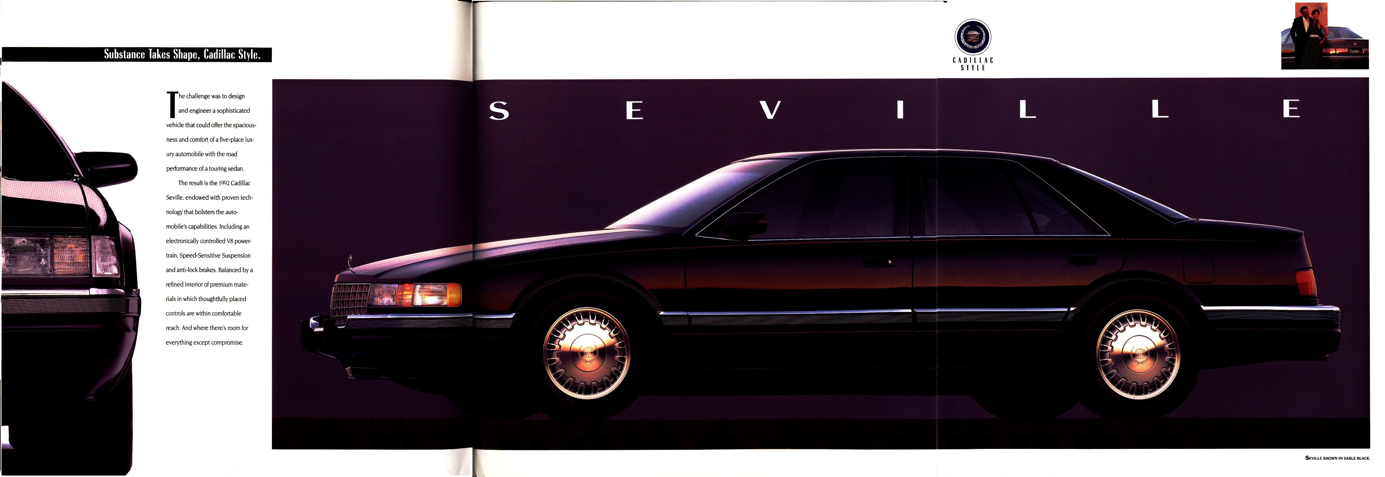 1992 Cadillac Full Line Prestige Brochure 16a-16b-16c