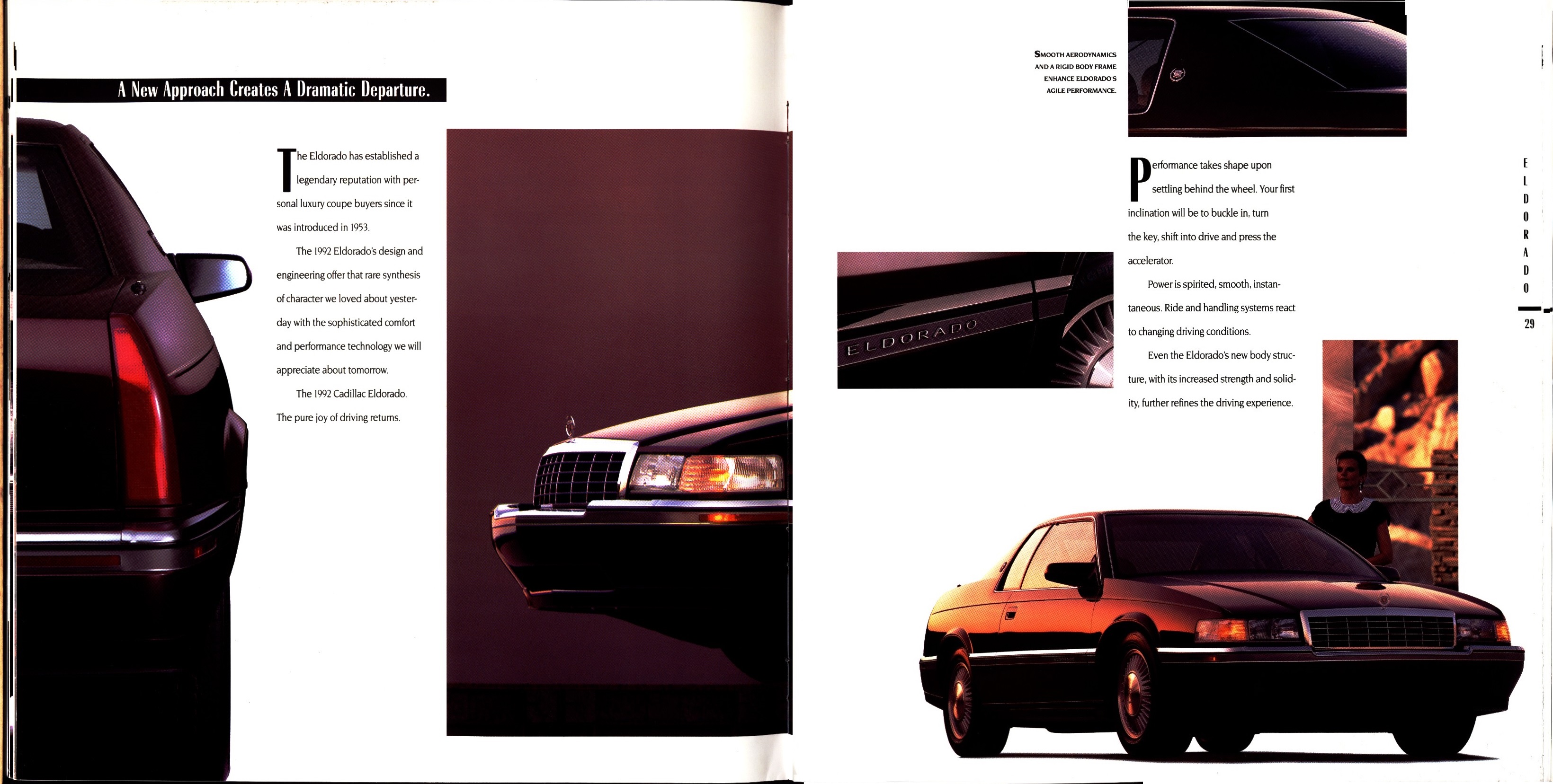 1992 Cadillac Full Line Prestige Brochure 28a-29
