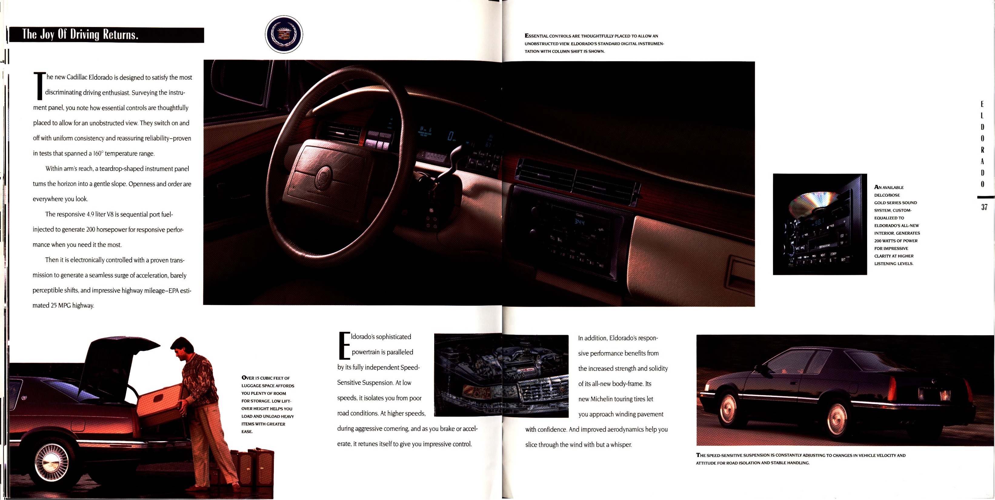 1992 Cadillac Full Line Prestige Brochure 36-37