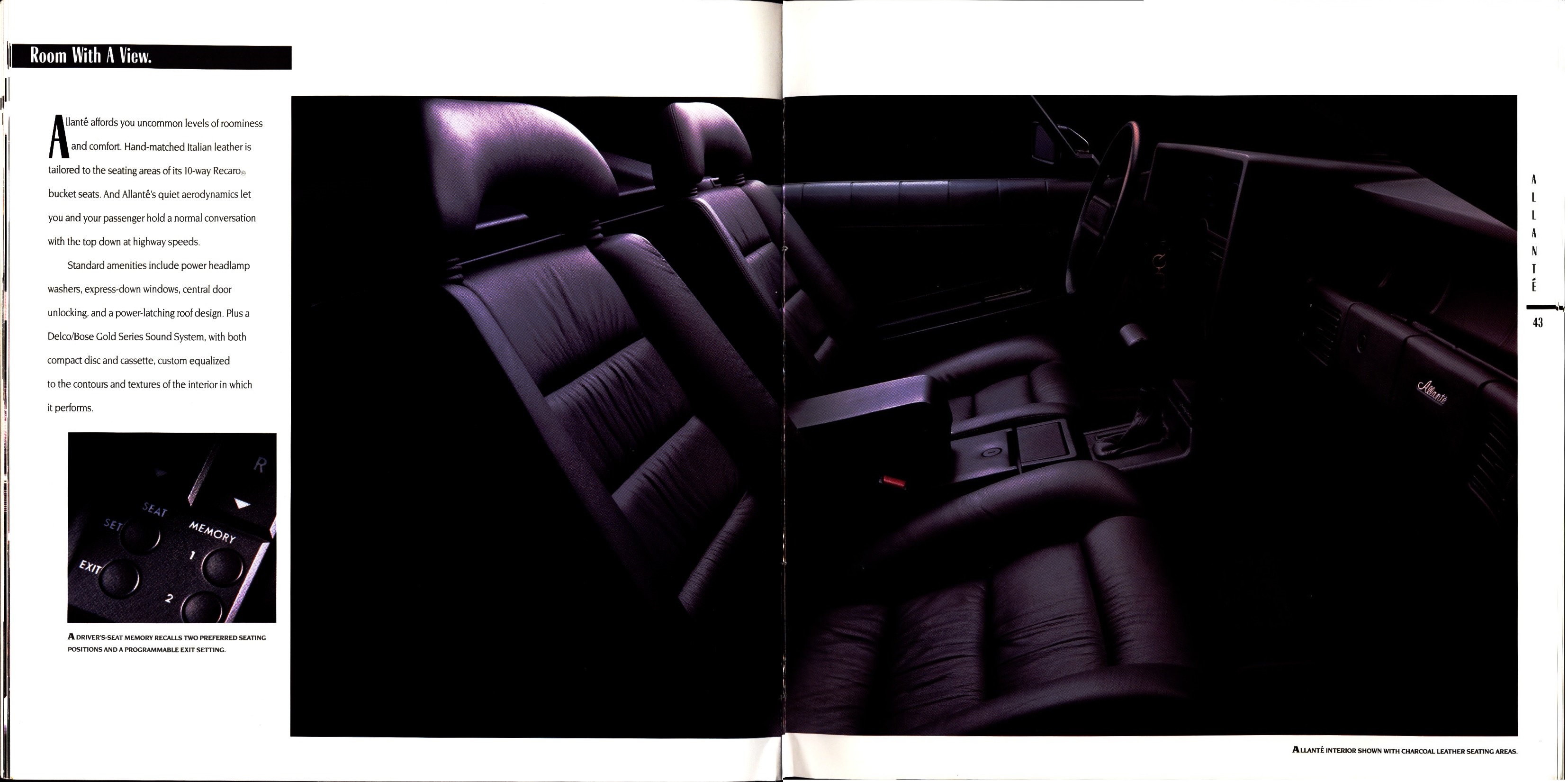 1992 Cadillac Full Line Prestige Brochure 42-43