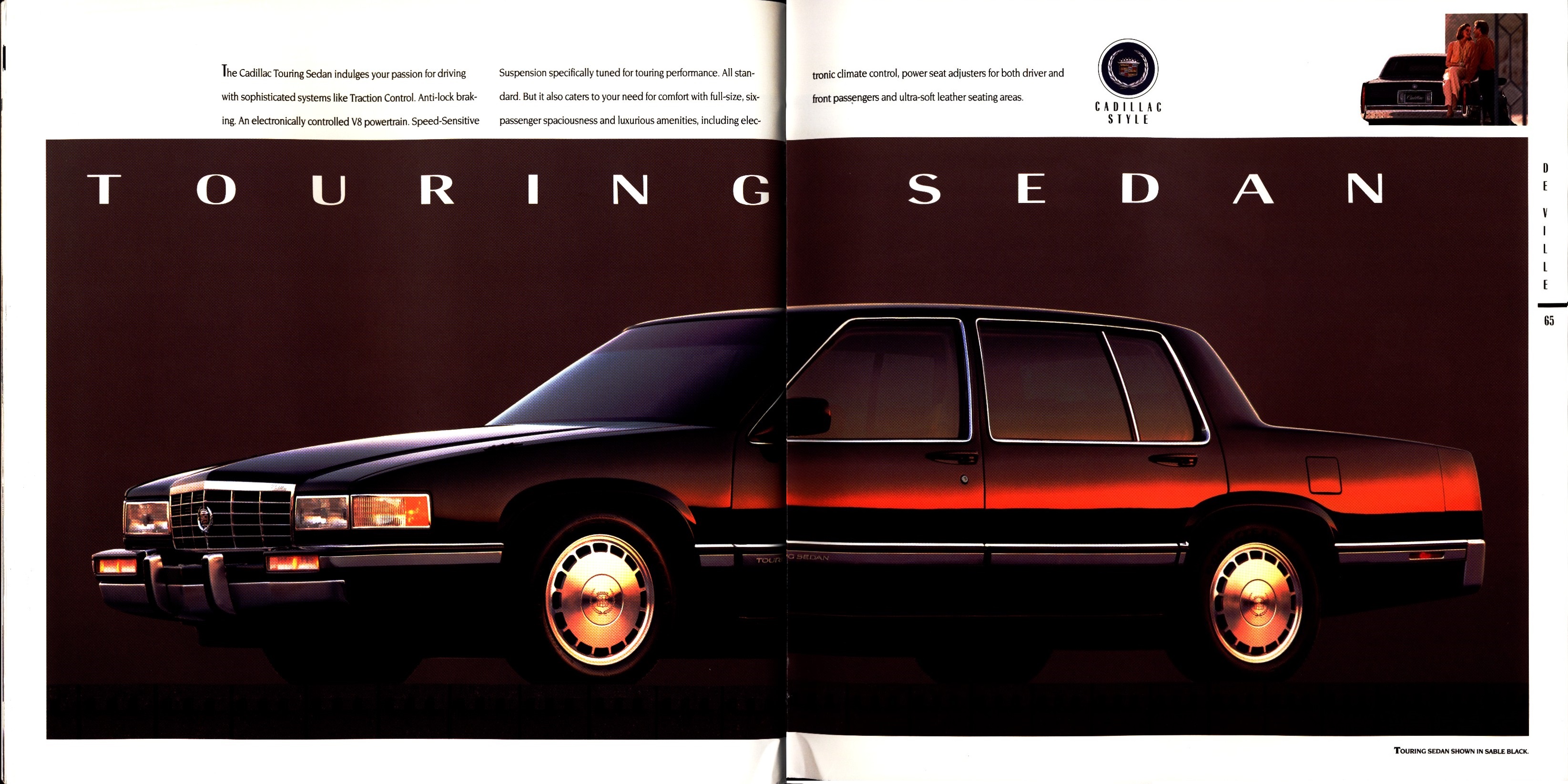 1992 Cadillac Full Line Prestige Brochure 64-65