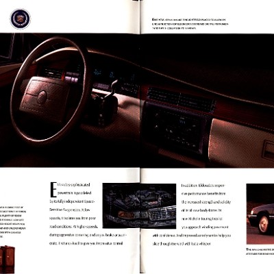 1992 Cadillac Full Line Prestige Brochure 36-37
