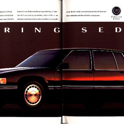 1992 Cadillac Full Line Prestige Brochure 64-65
