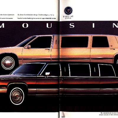 1992 Cadillac Full Line Prestige Brochure 74-75