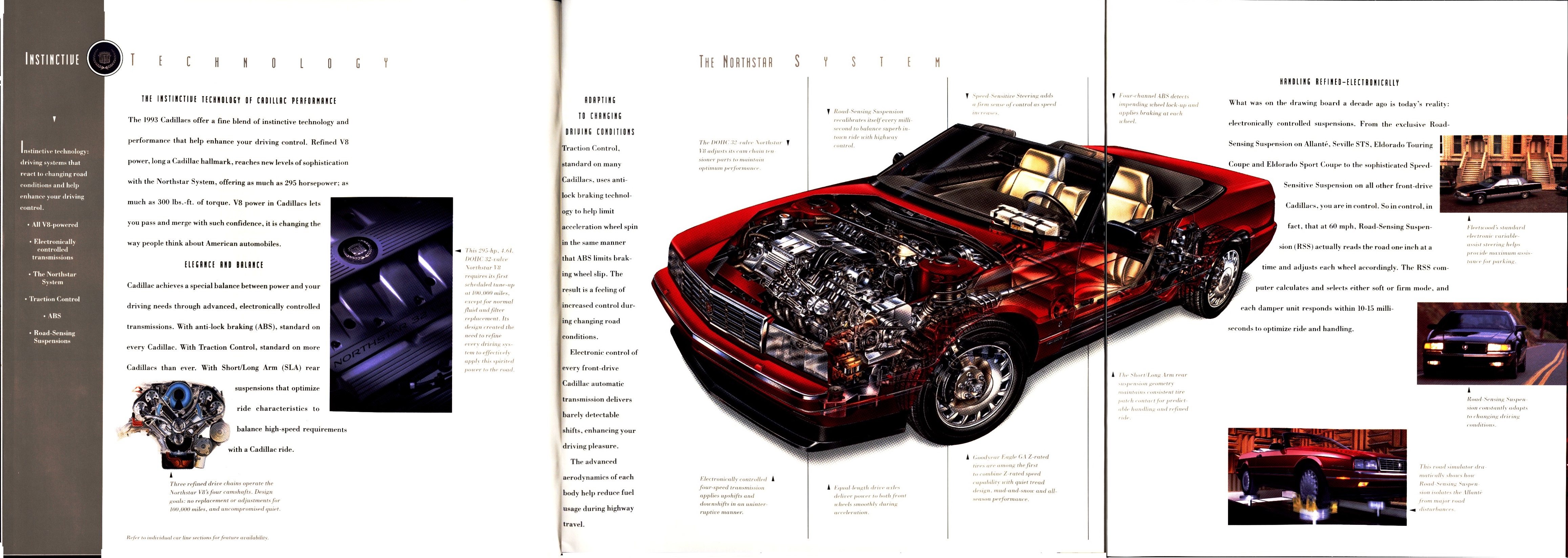 1993 Cadillac Full Line Prestige Brochure 02a-02b-02c