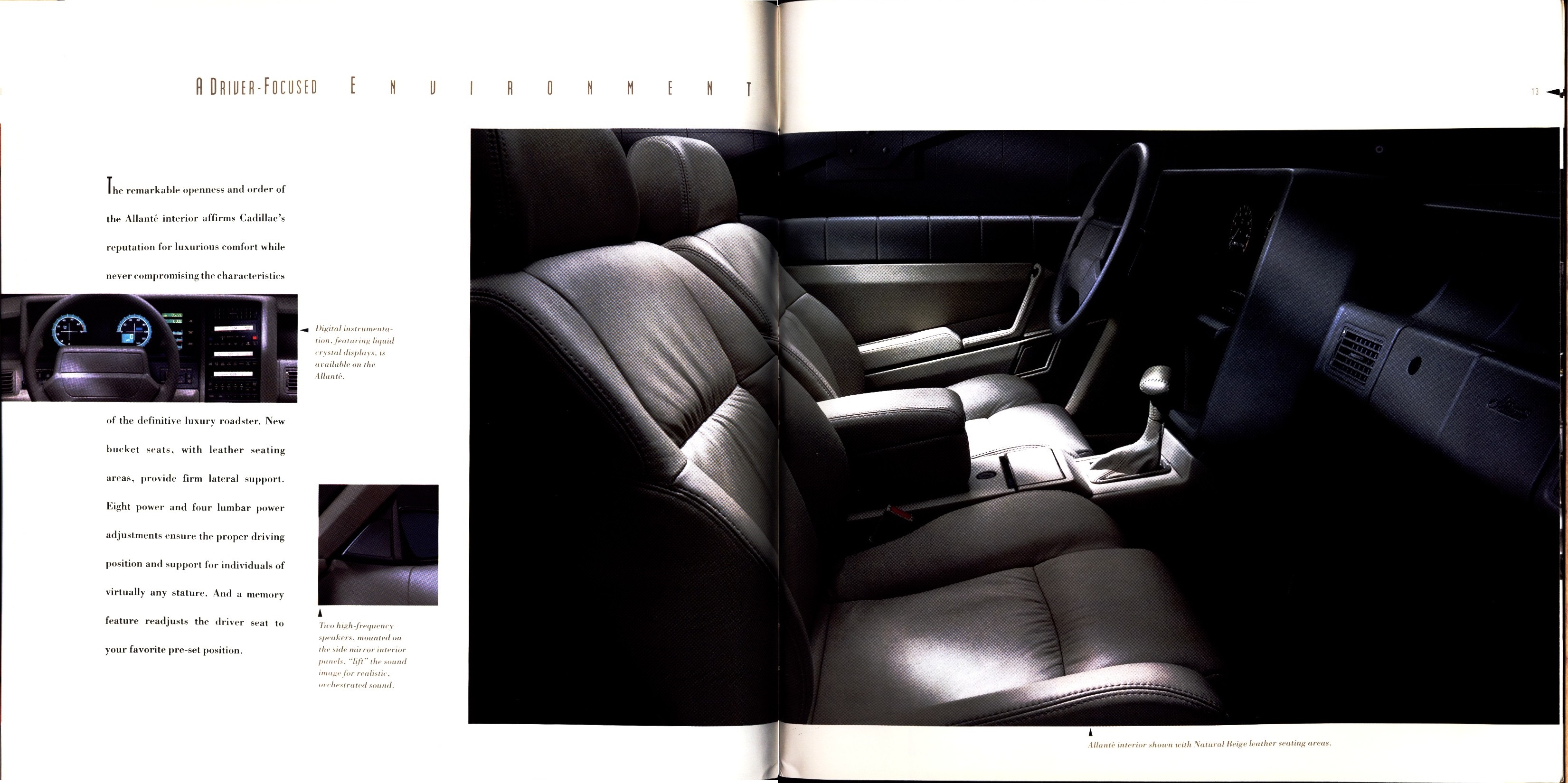 1993 Cadillac Full Line Prestige Brochure 12-13