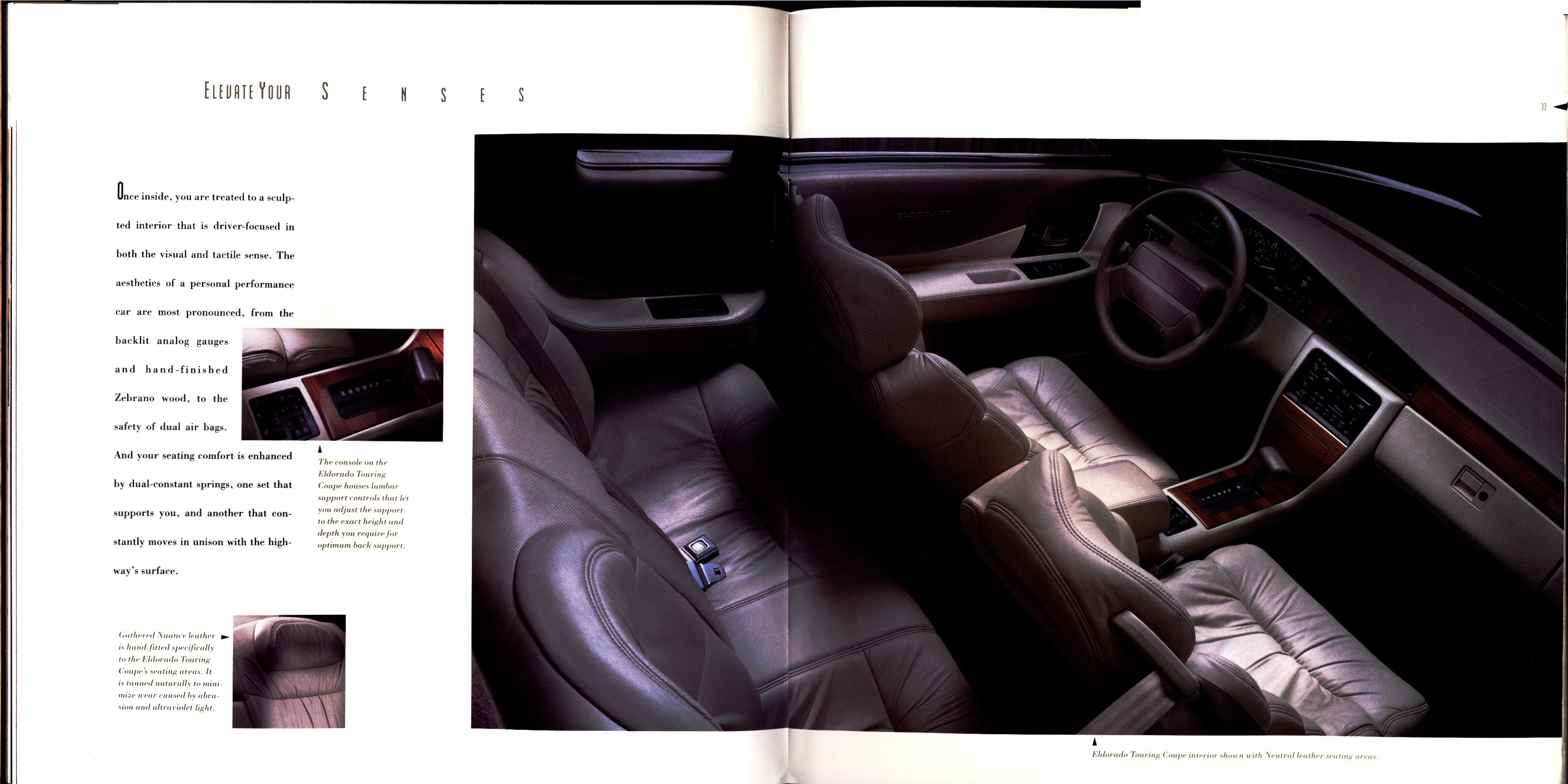 1993 Cadillac Full Line Prestige Brochure 32-33