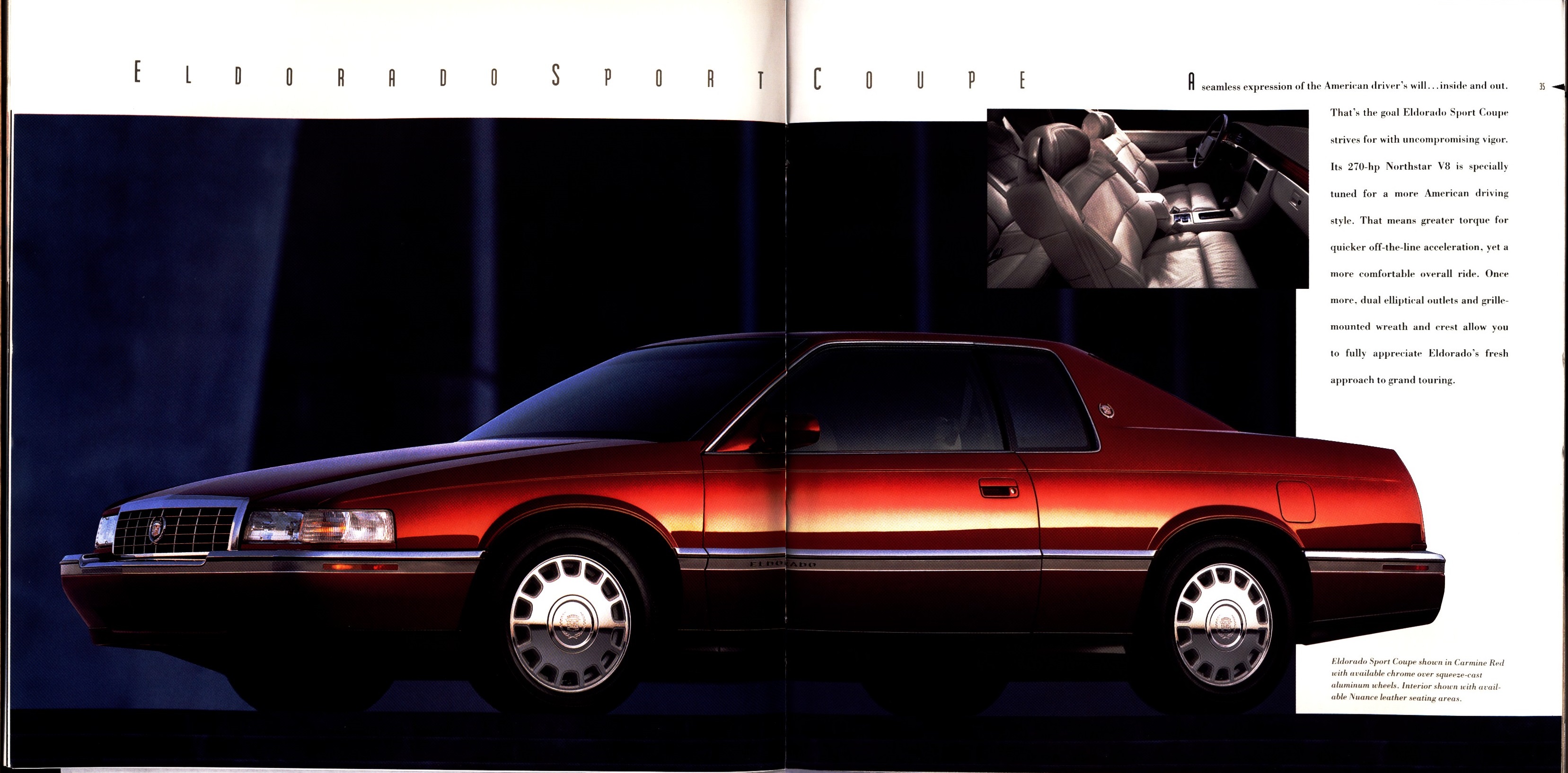 1993 Cadillac Full Line Prestige Brochure 34-35
