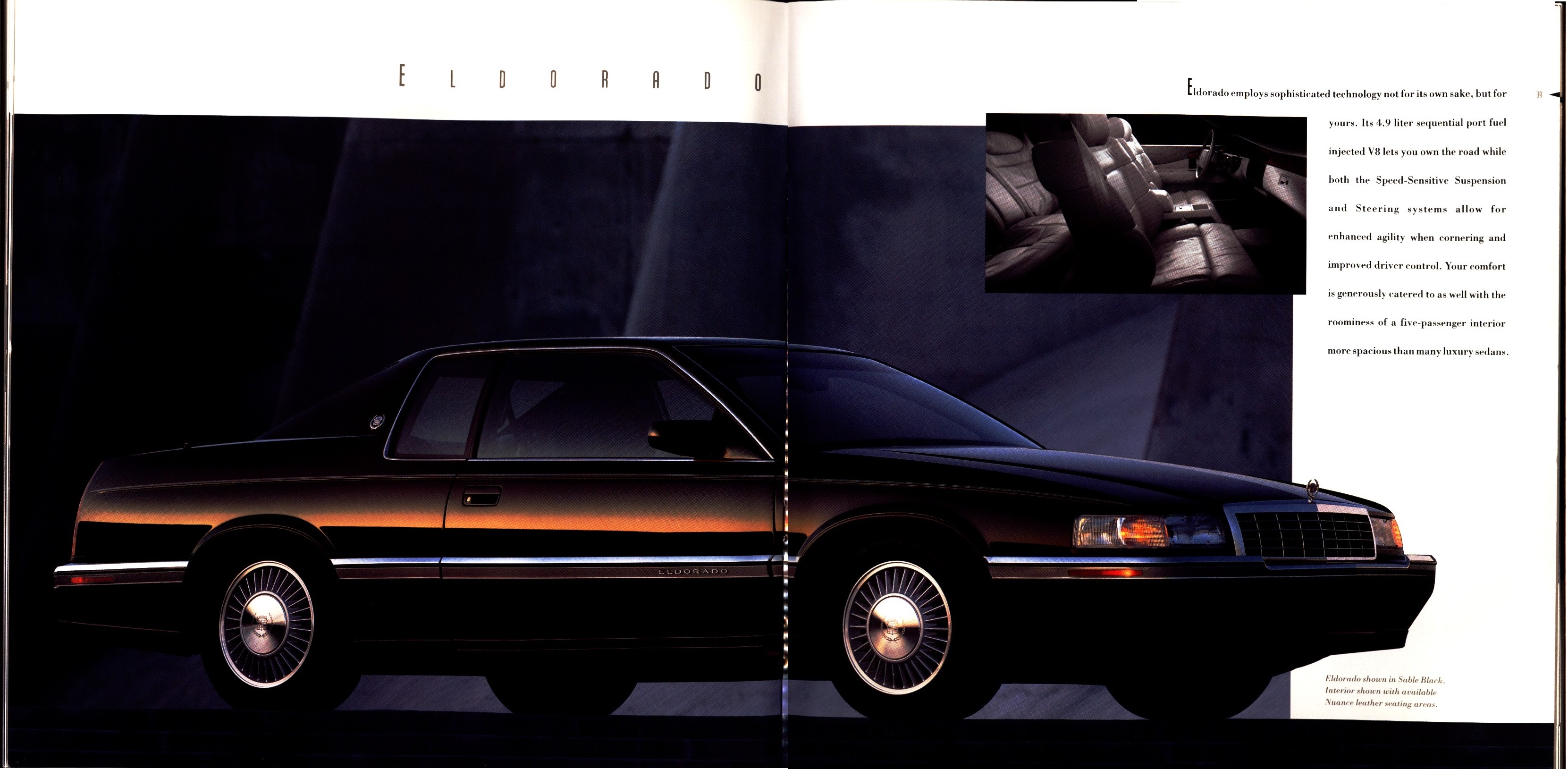 1993 Cadillac Full Line Prestige Brochure 38-39
