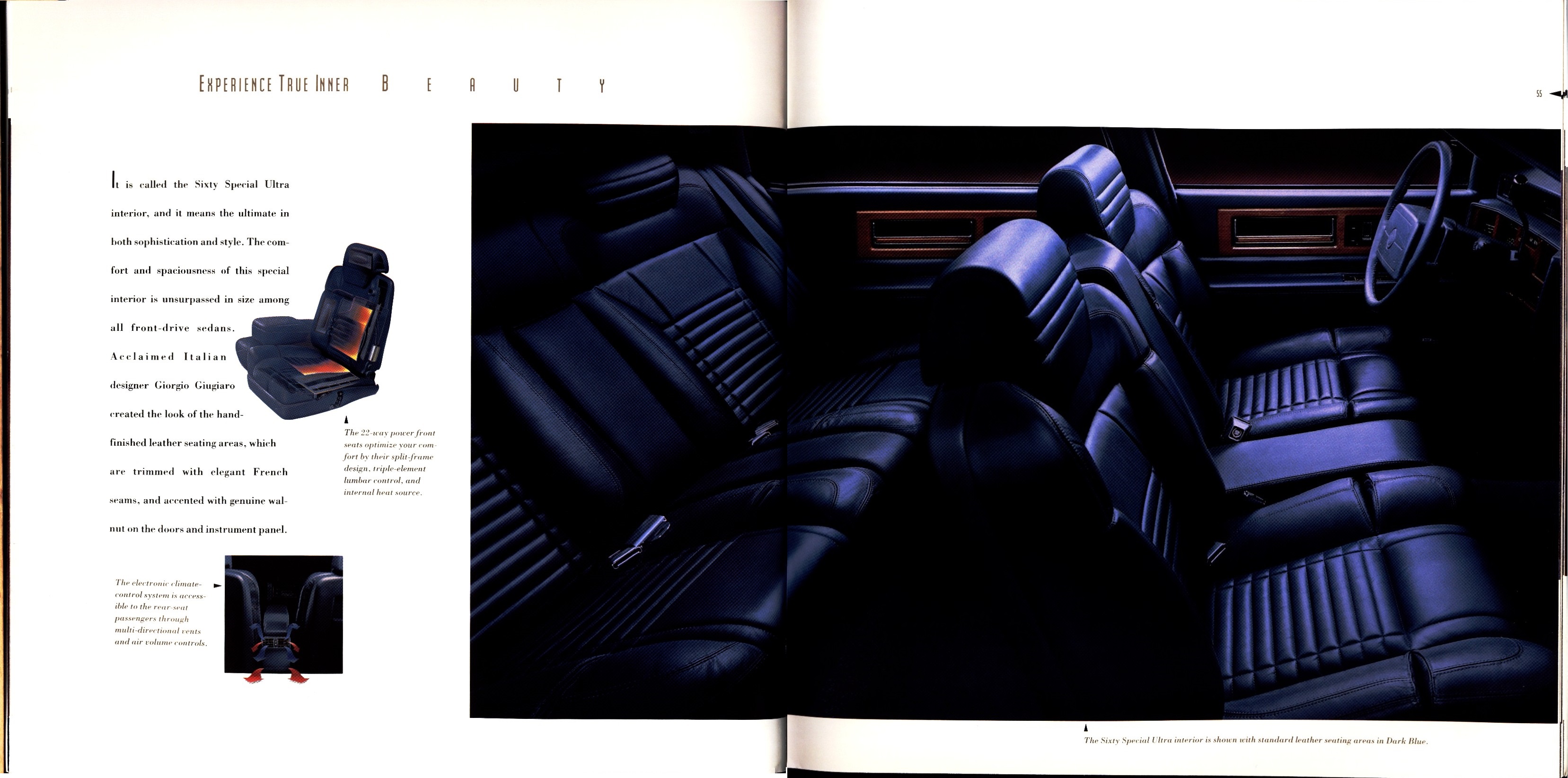 1993 Cadillac Full Line Prestige Brochure 54-55