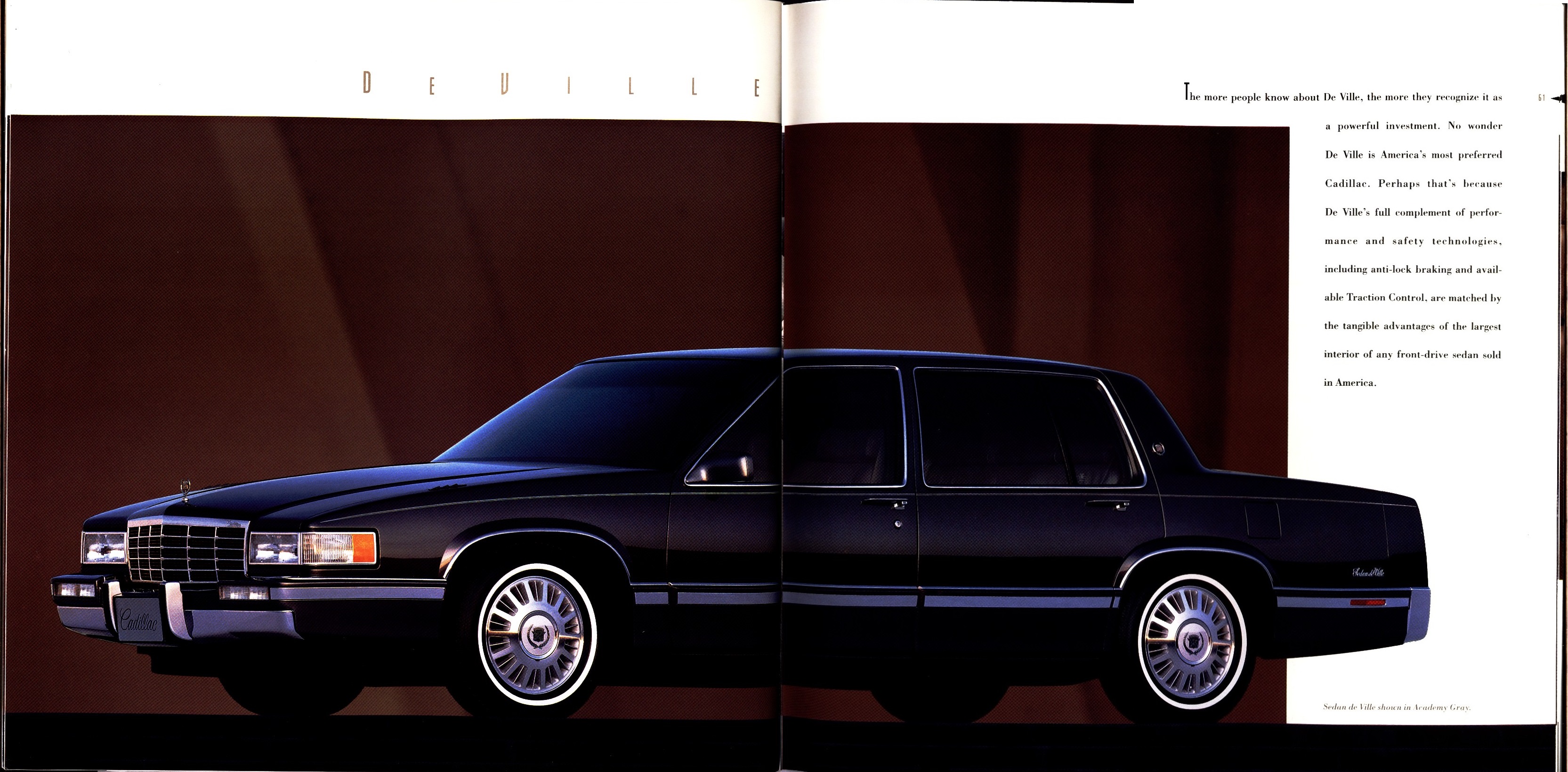 1993 Cadillac Full Line Prestige Brochure 60-61