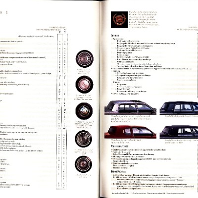 1993 Cadillac Full Line Prestige Brochure 70-71