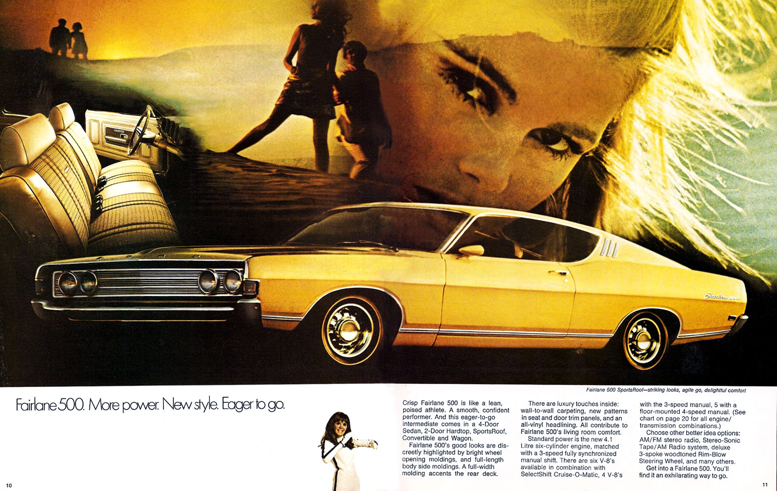 1969 Ford Torino-Fairlane Brochure 10-11