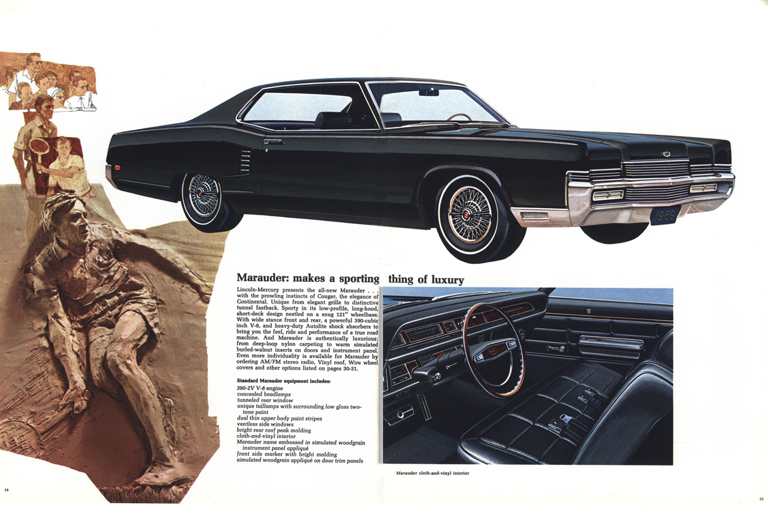 1969 Mercury Full Size Brochure 14-15