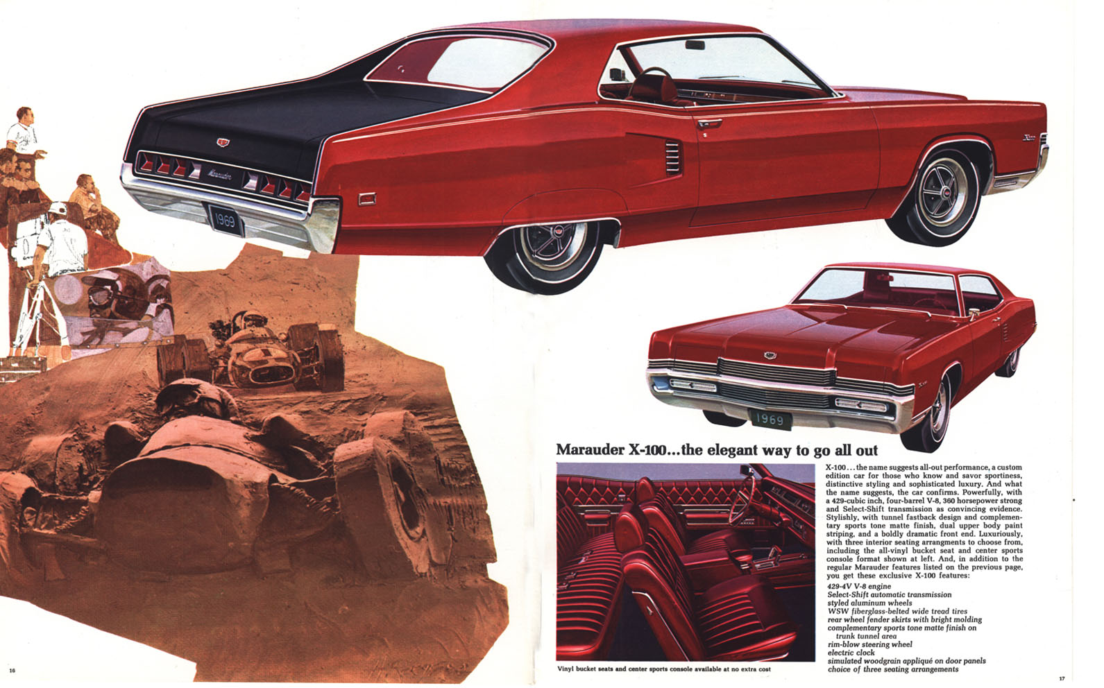 1969 Mercury Full Size Brochure 16-17