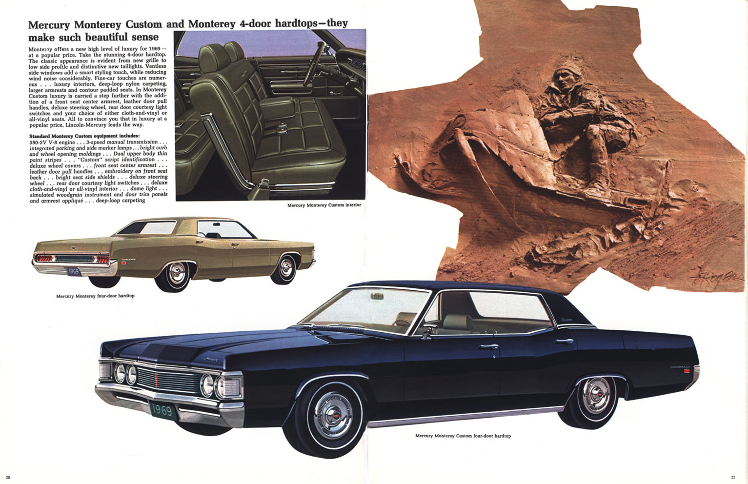 1969 Mercury Full Size Brochure 20-21