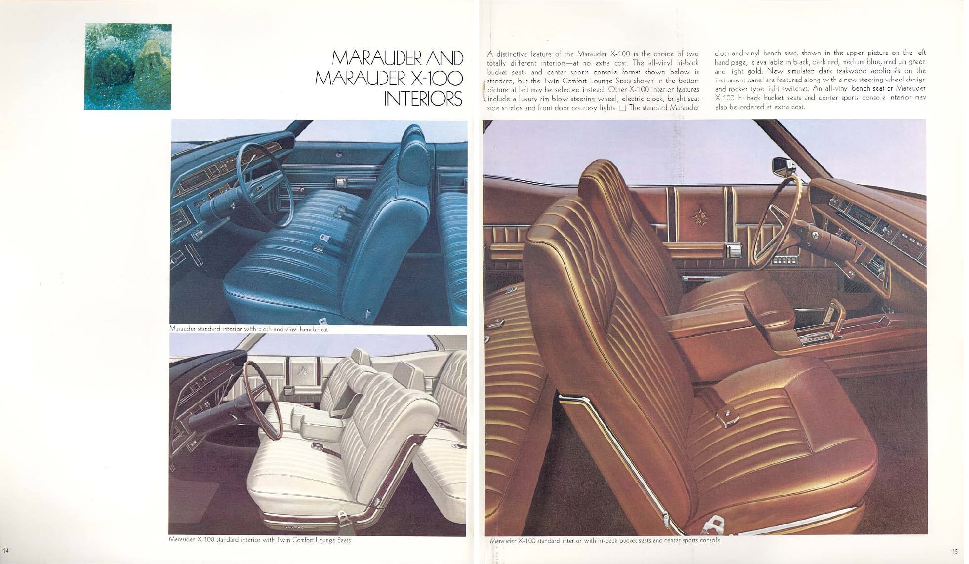 1970 Mercury Full Size Brochure 14-15