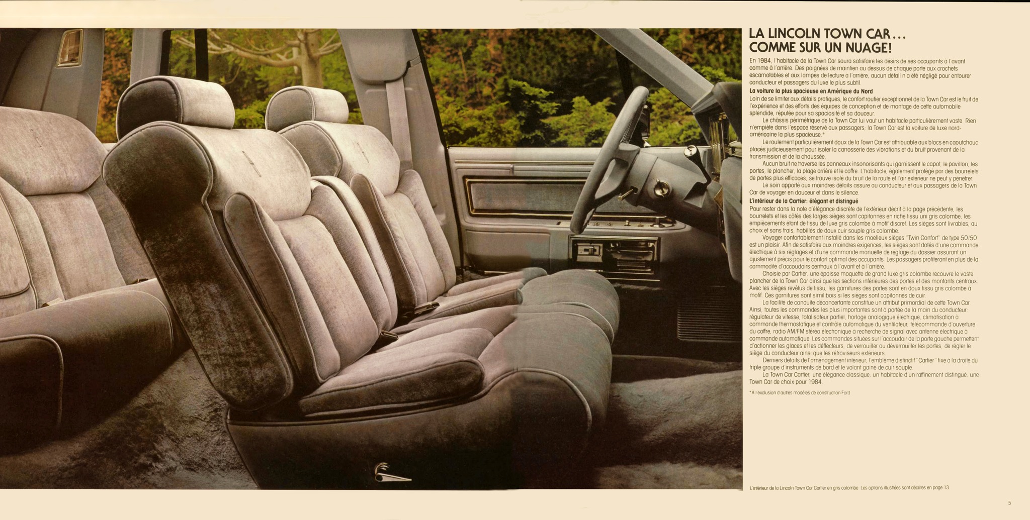 1984 Lincoln Town Car Brochure (Cdn-Fr) 04-05