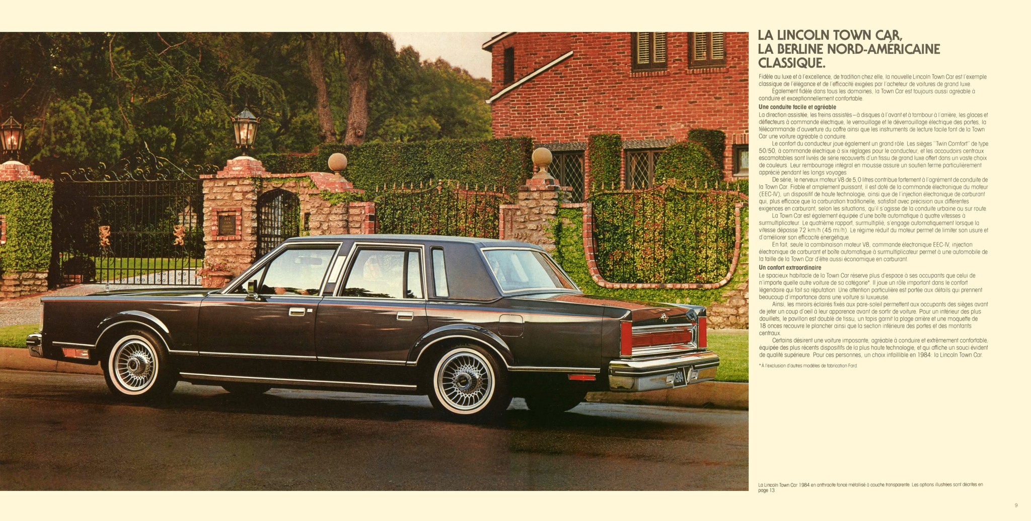 1984 Lincoln Town Car Brochure (Cdn-Fr) 08-09