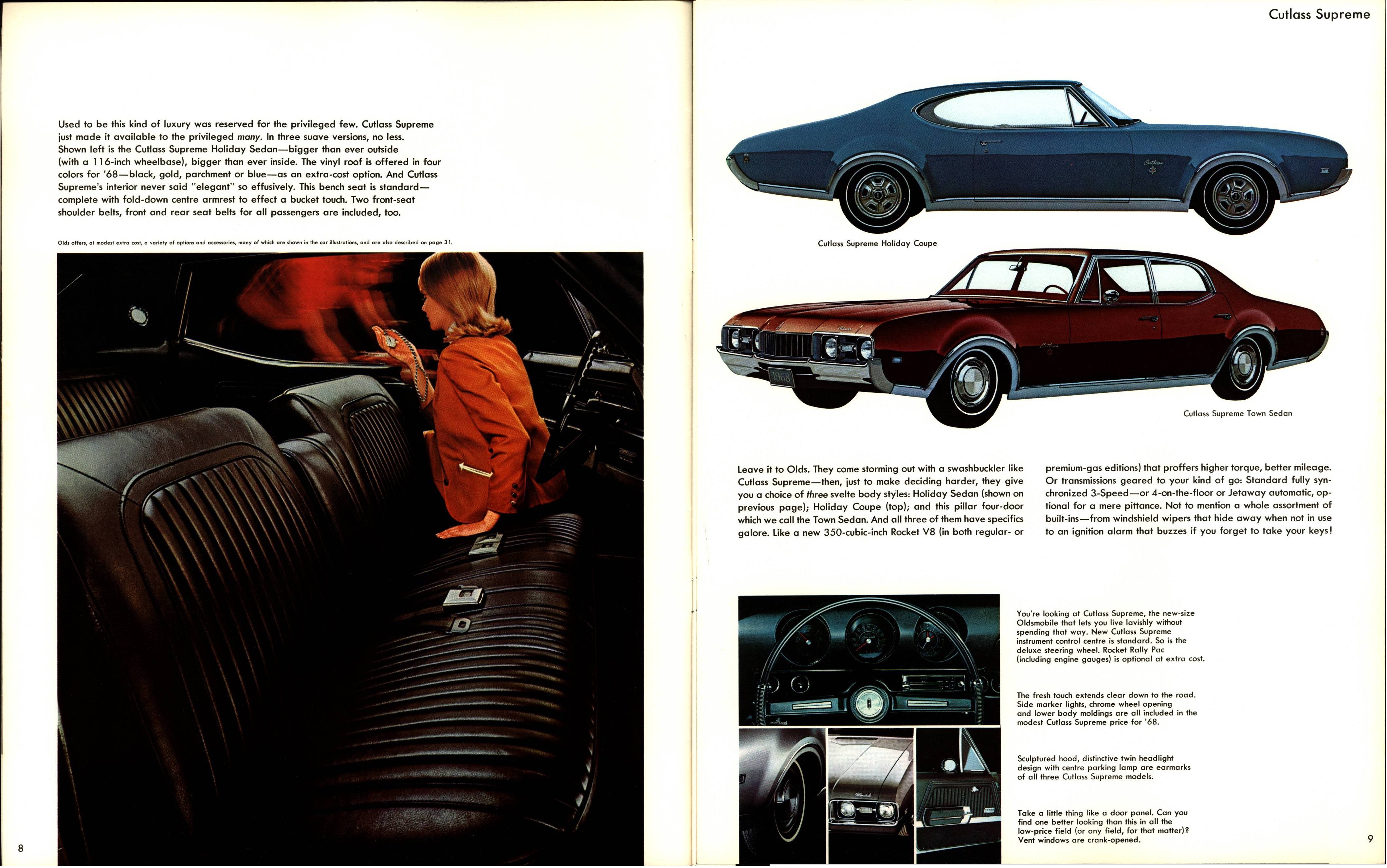 1968 Oldsmobile Full Line Brochure (Cdn) 08-09