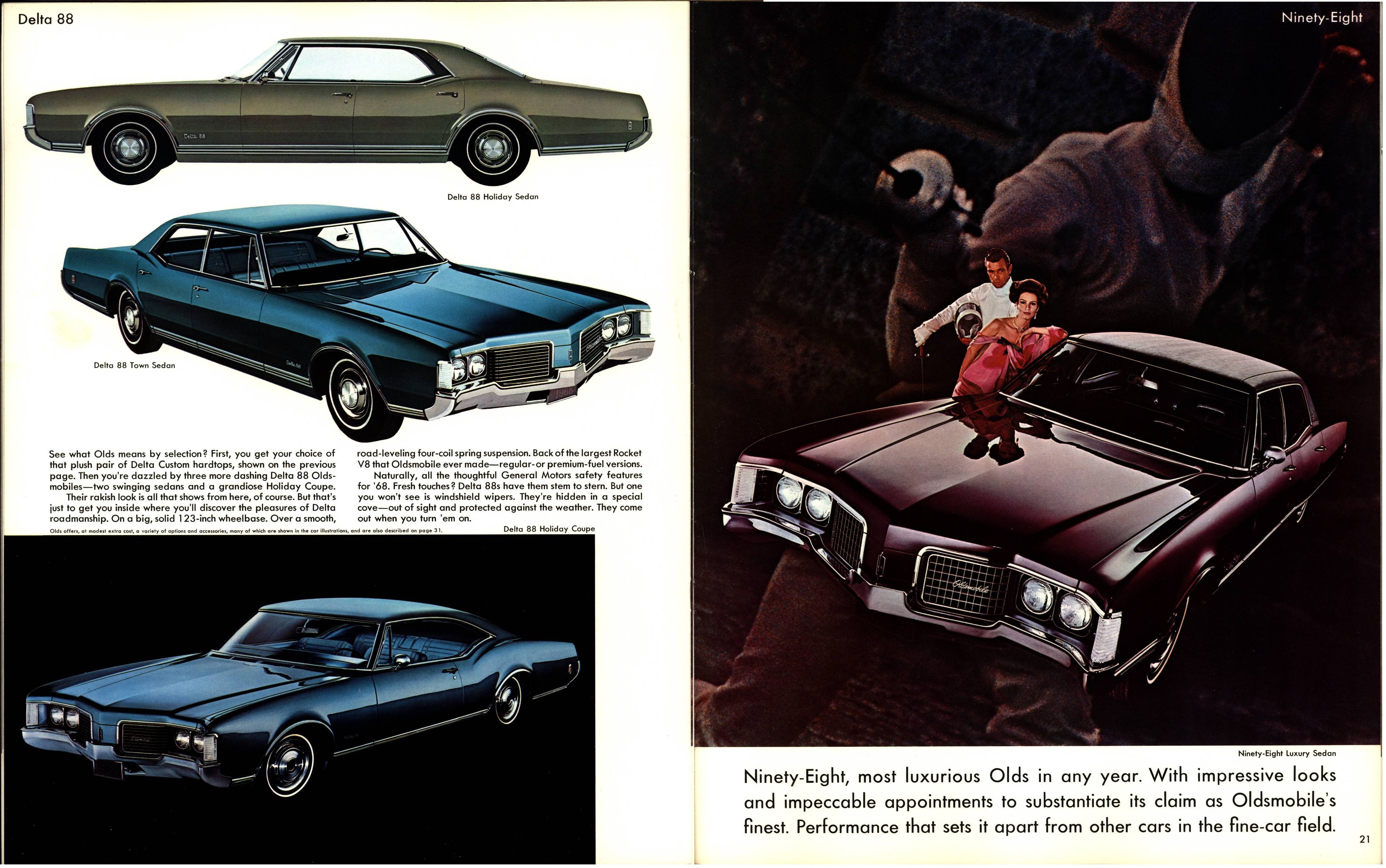1968 Oldsmobile Full Line Brochure (Cdn) 20-21