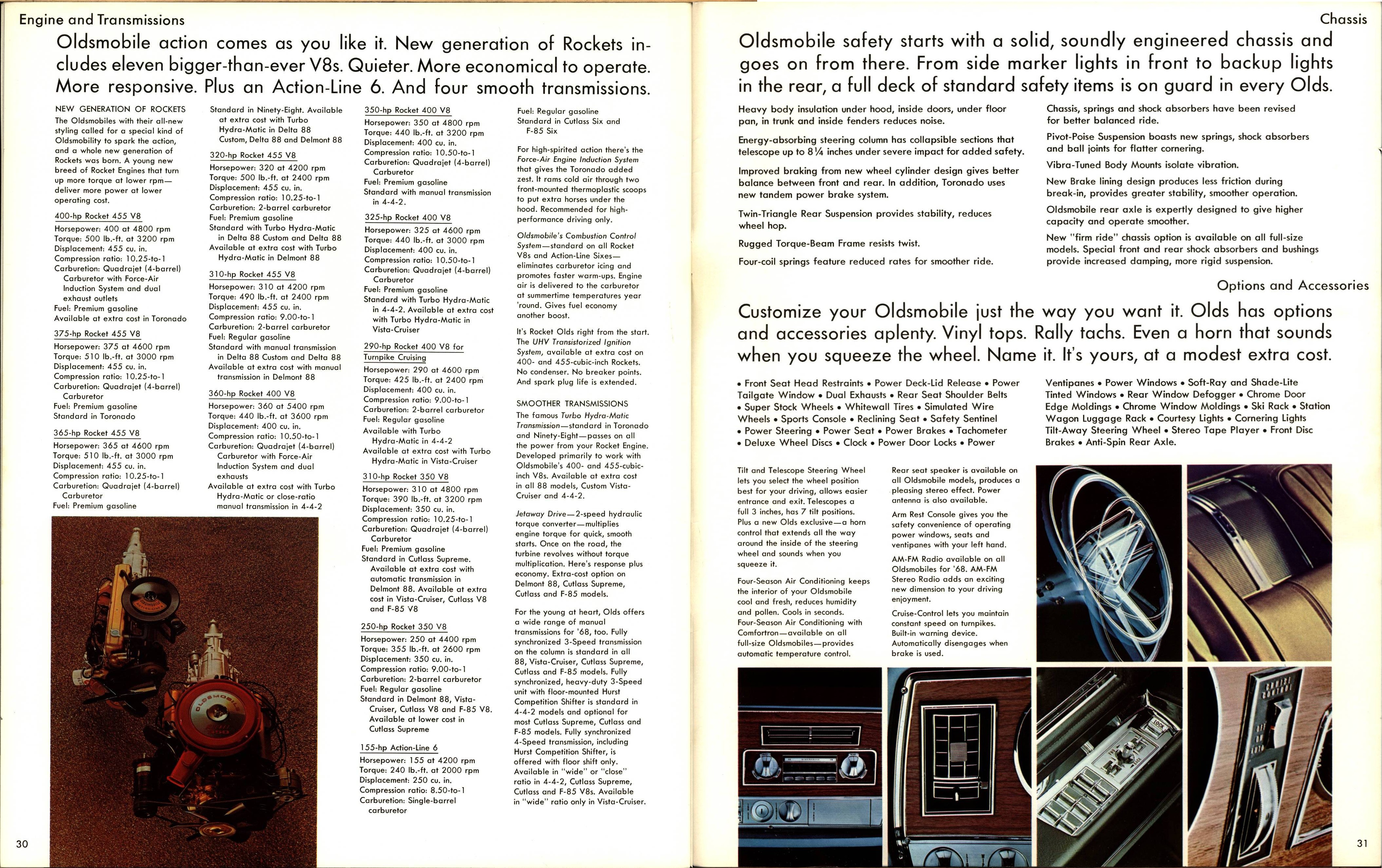 1968 Oldsmobile Full Line Brochure (Cdn) 30-31