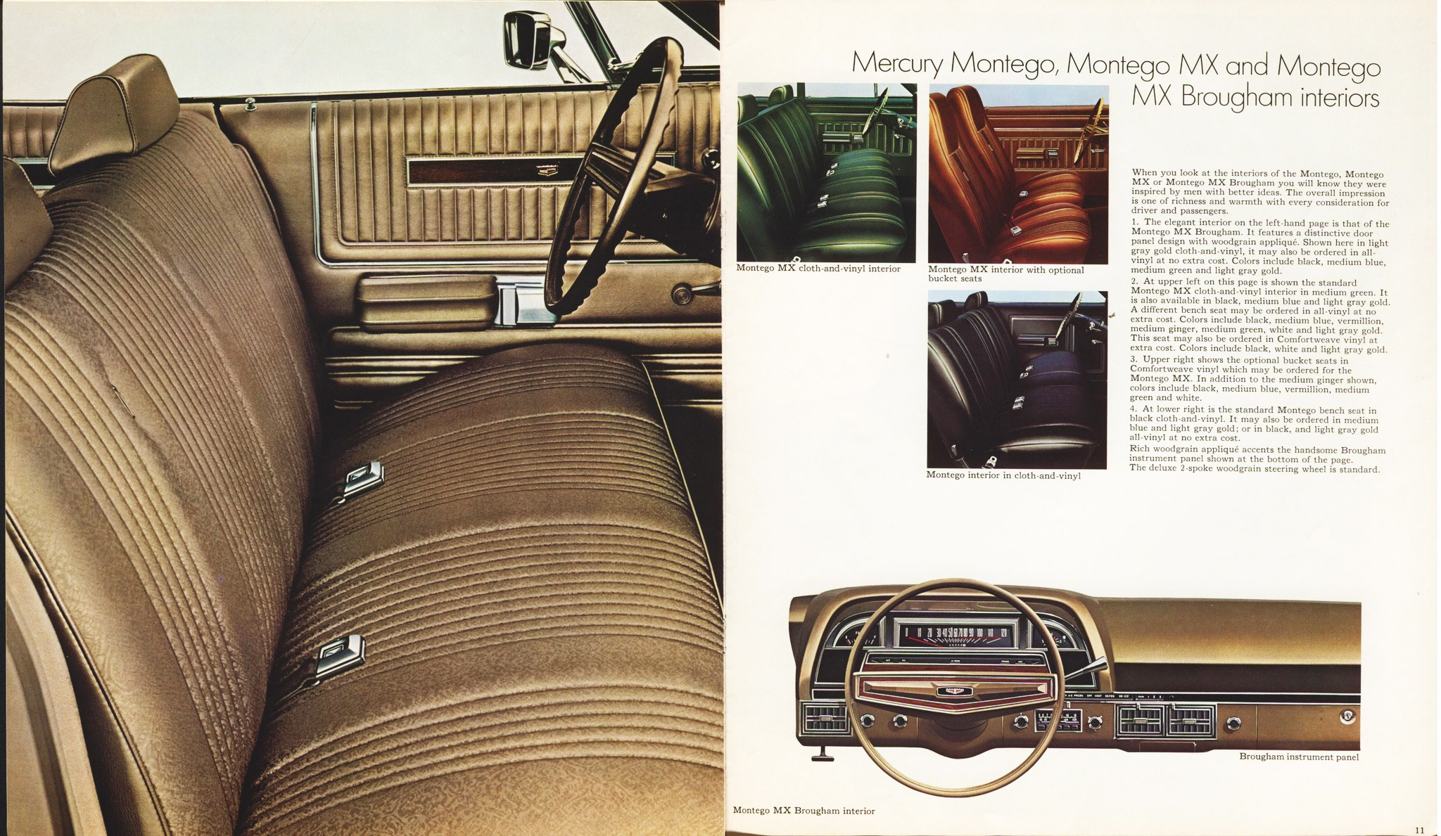1971 Mercury Montego Brochure (Cdn) 10-11