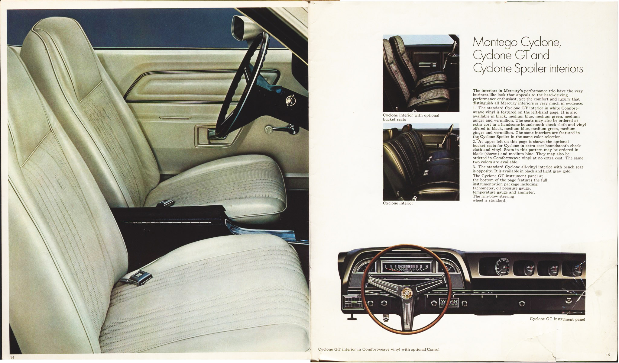 1971 Mercury Montego Brochure (Cdn) 14-15
