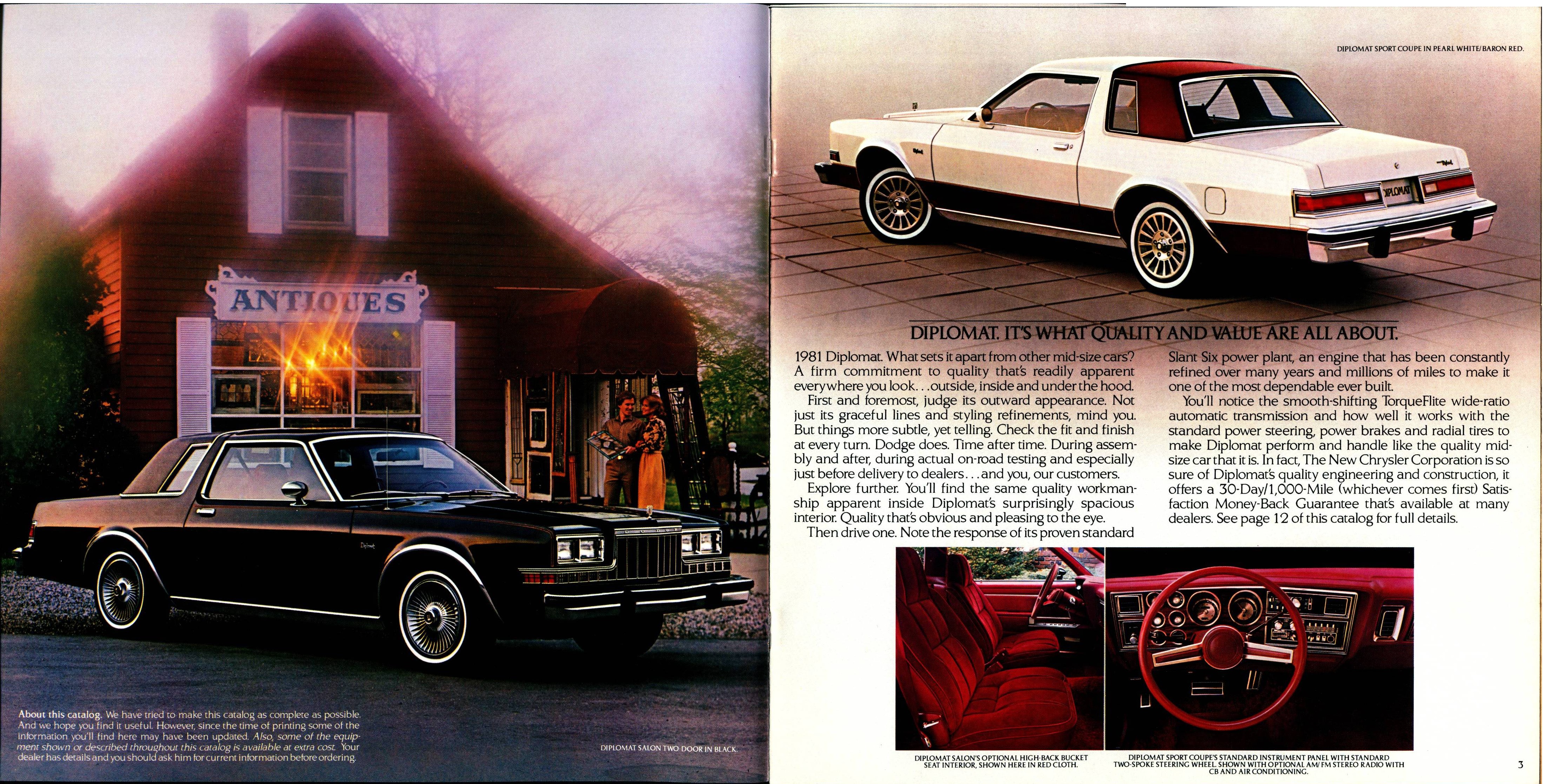 1981 Dodge Diplomat Brochure 02-03