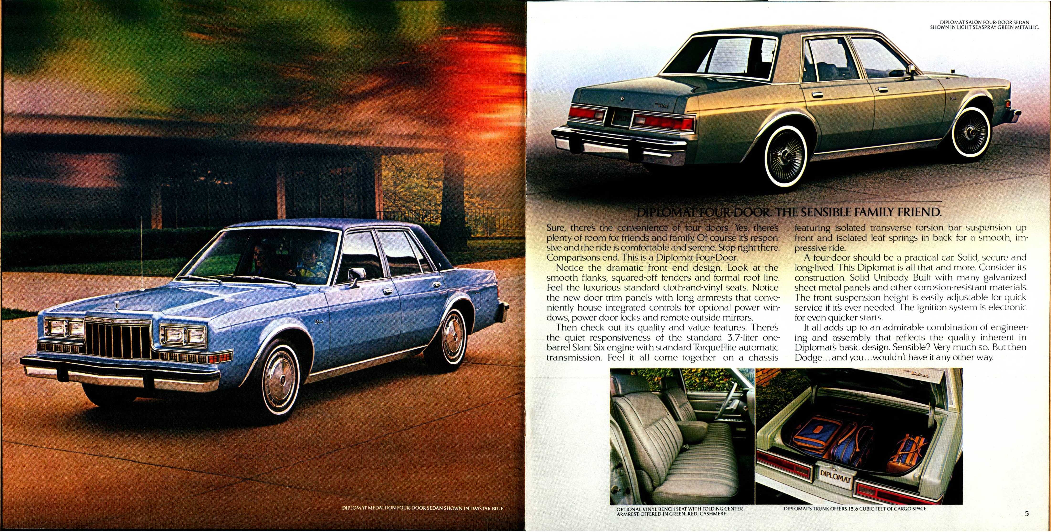1981 Dodge Diplomat Brochure 04-05