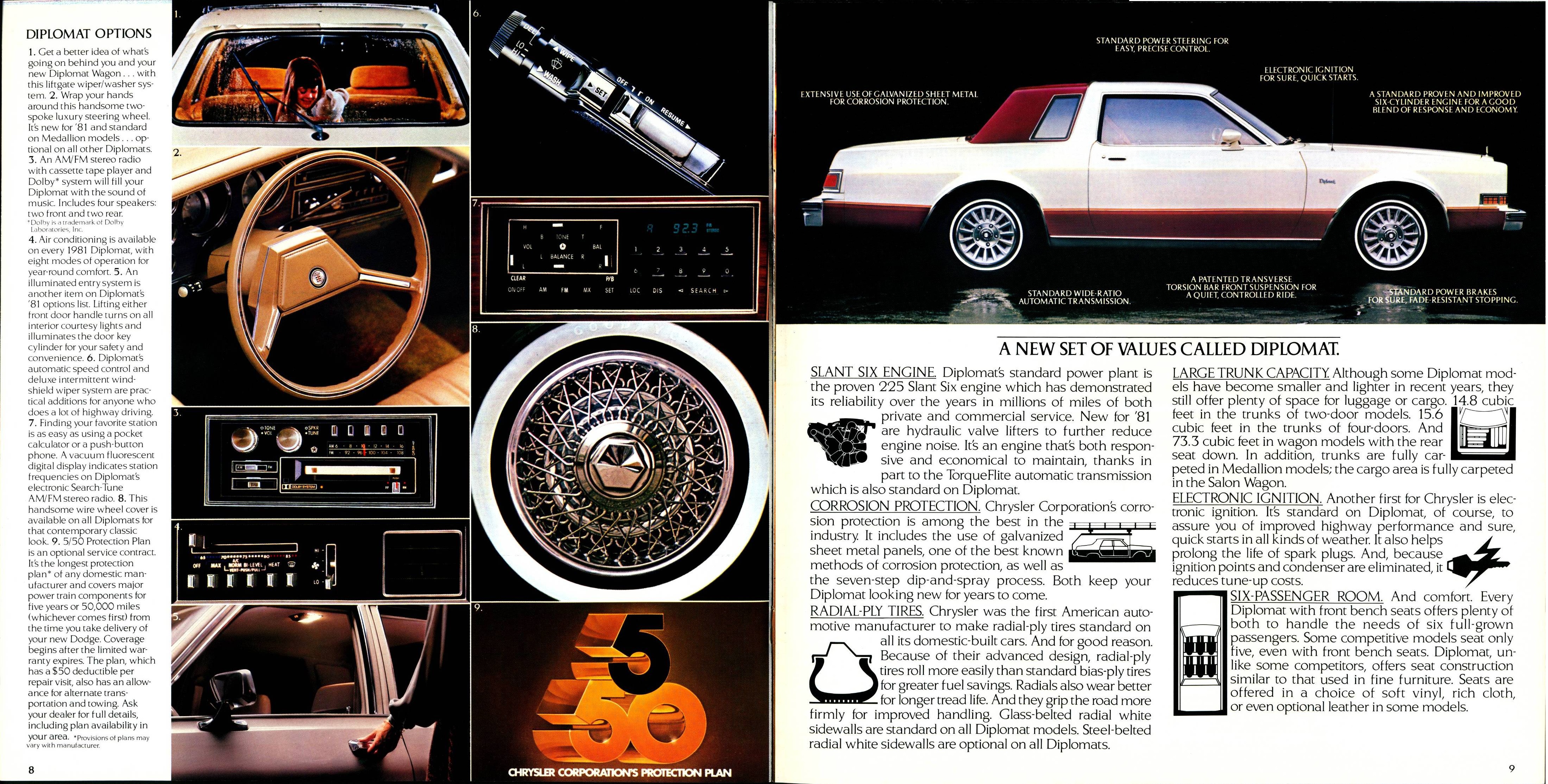1981 Dodge Diplomat Brochure 08-09