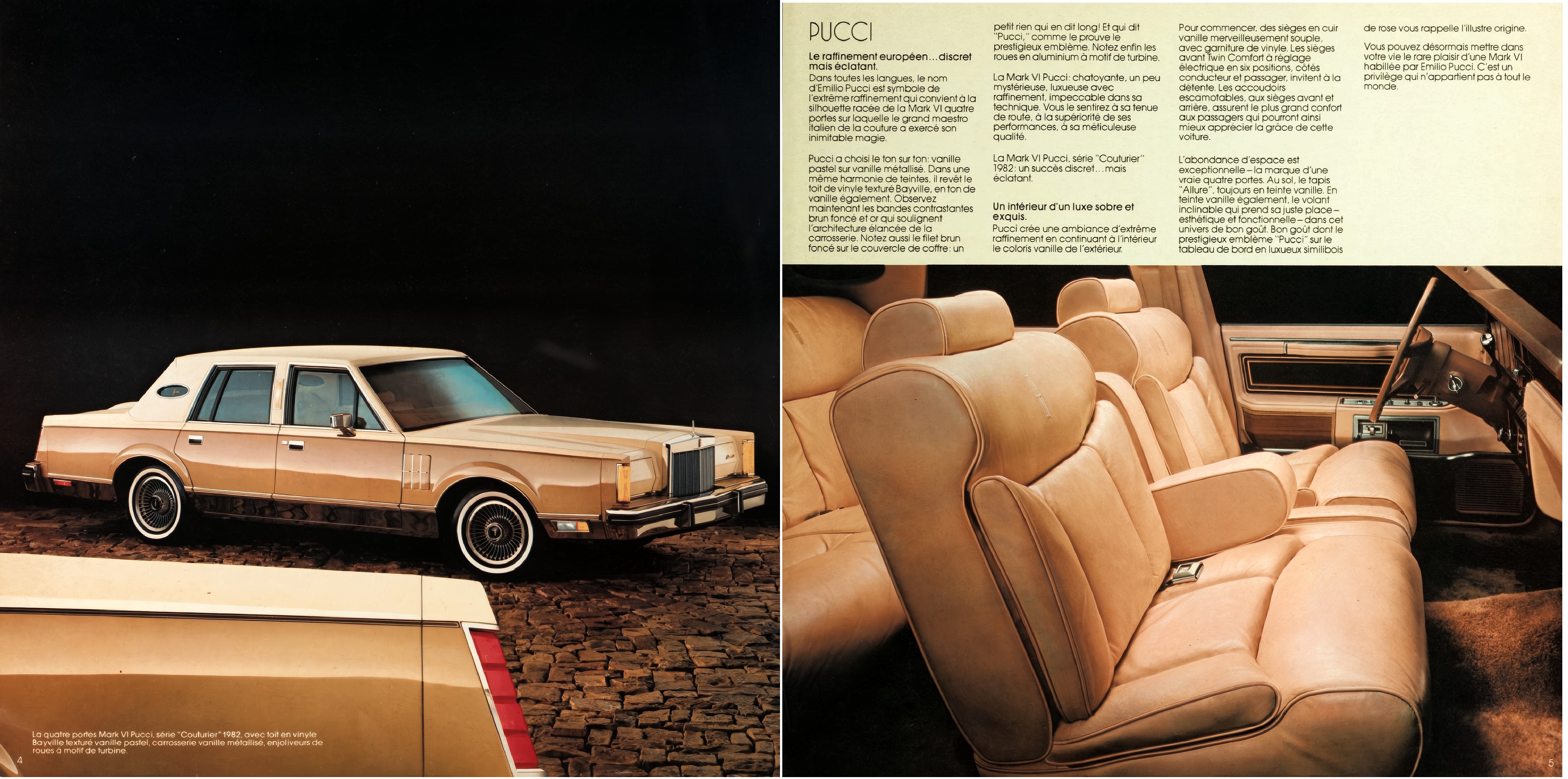 1982 Lincoln & Mark VI Brochure (Cdn-Fr) 04-05