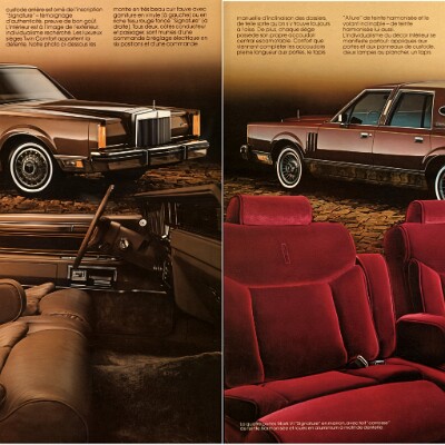 1982 Lincoln & Mark VI Brochure (Cdn-Fr) 08-09